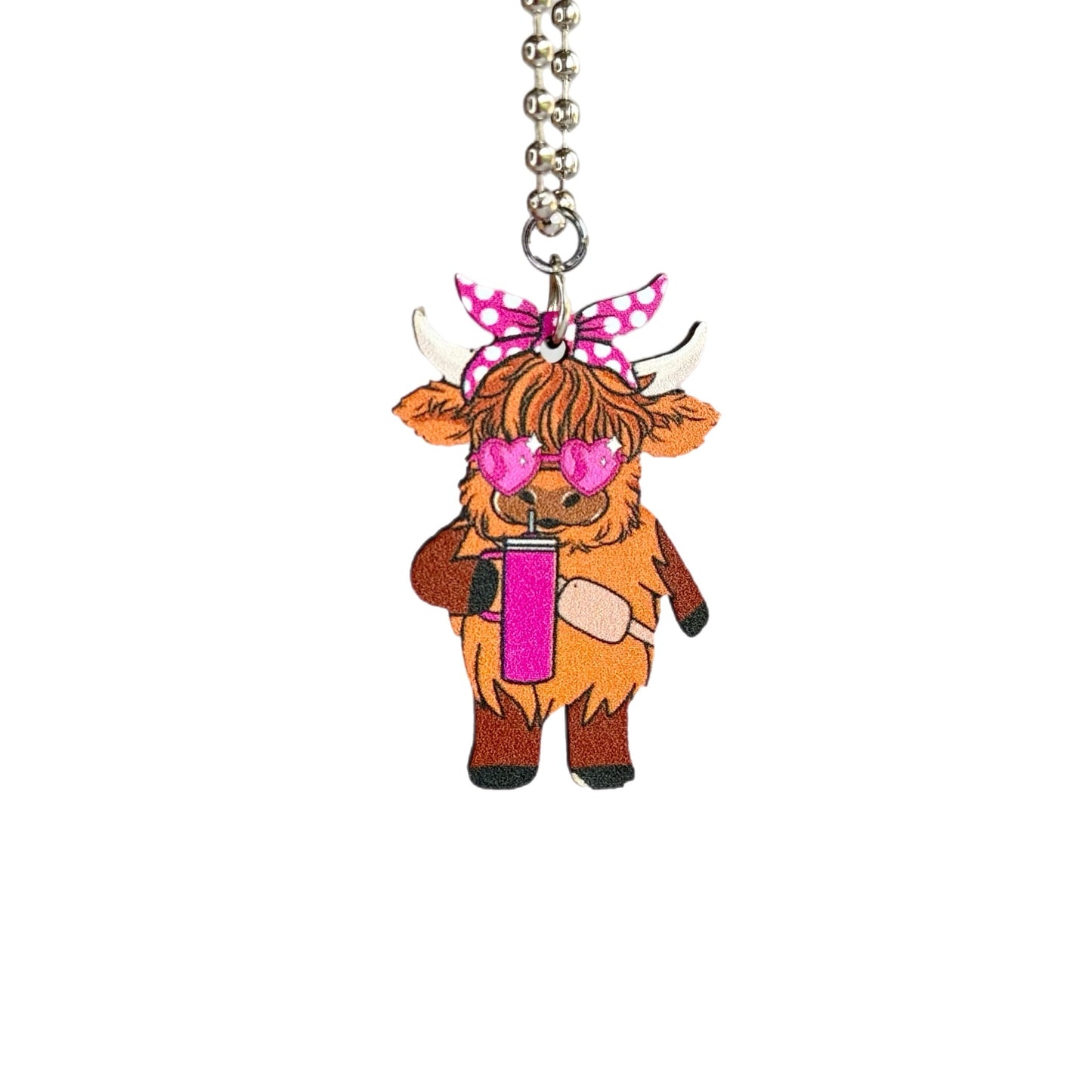 TRENDY COW Charm - Tumbler Handle Charm
