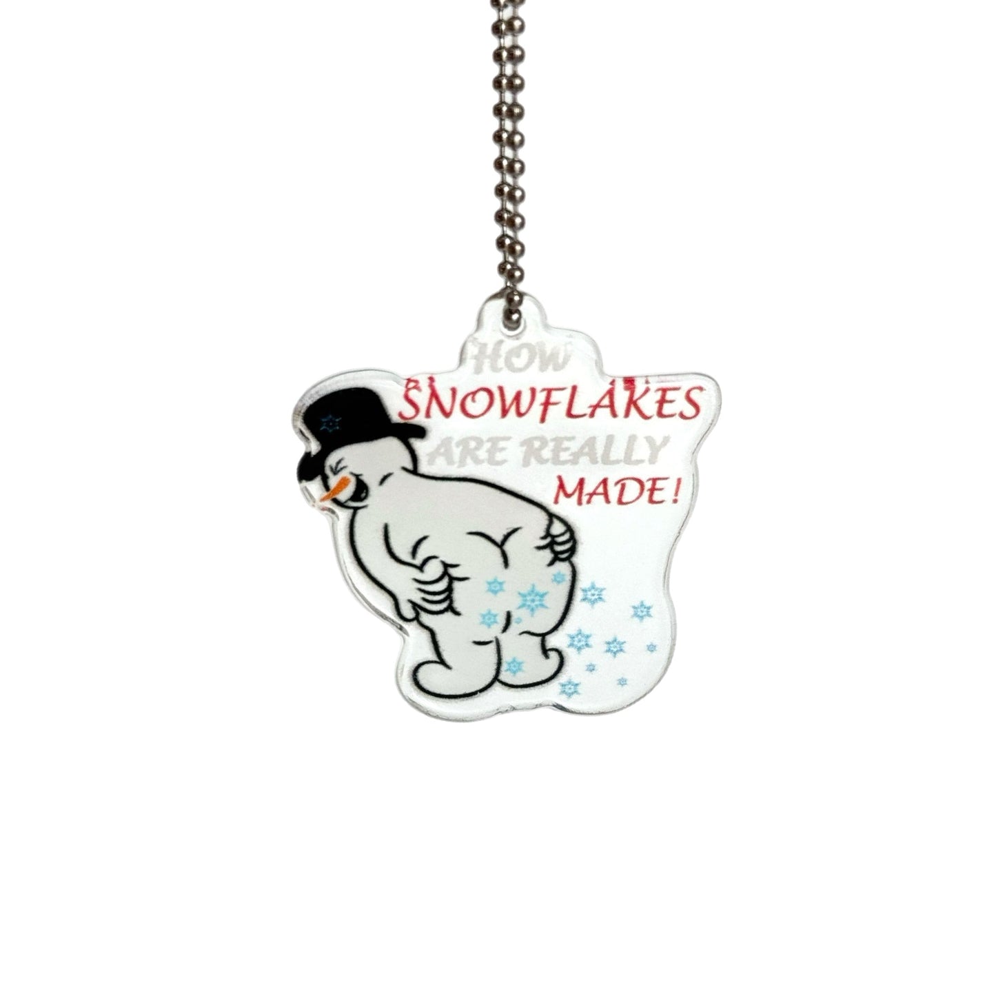 Funny Snowman Charm- Tumbler Handle Charm - The Nifty Little Finds - Charm - The Nifty Little Finds