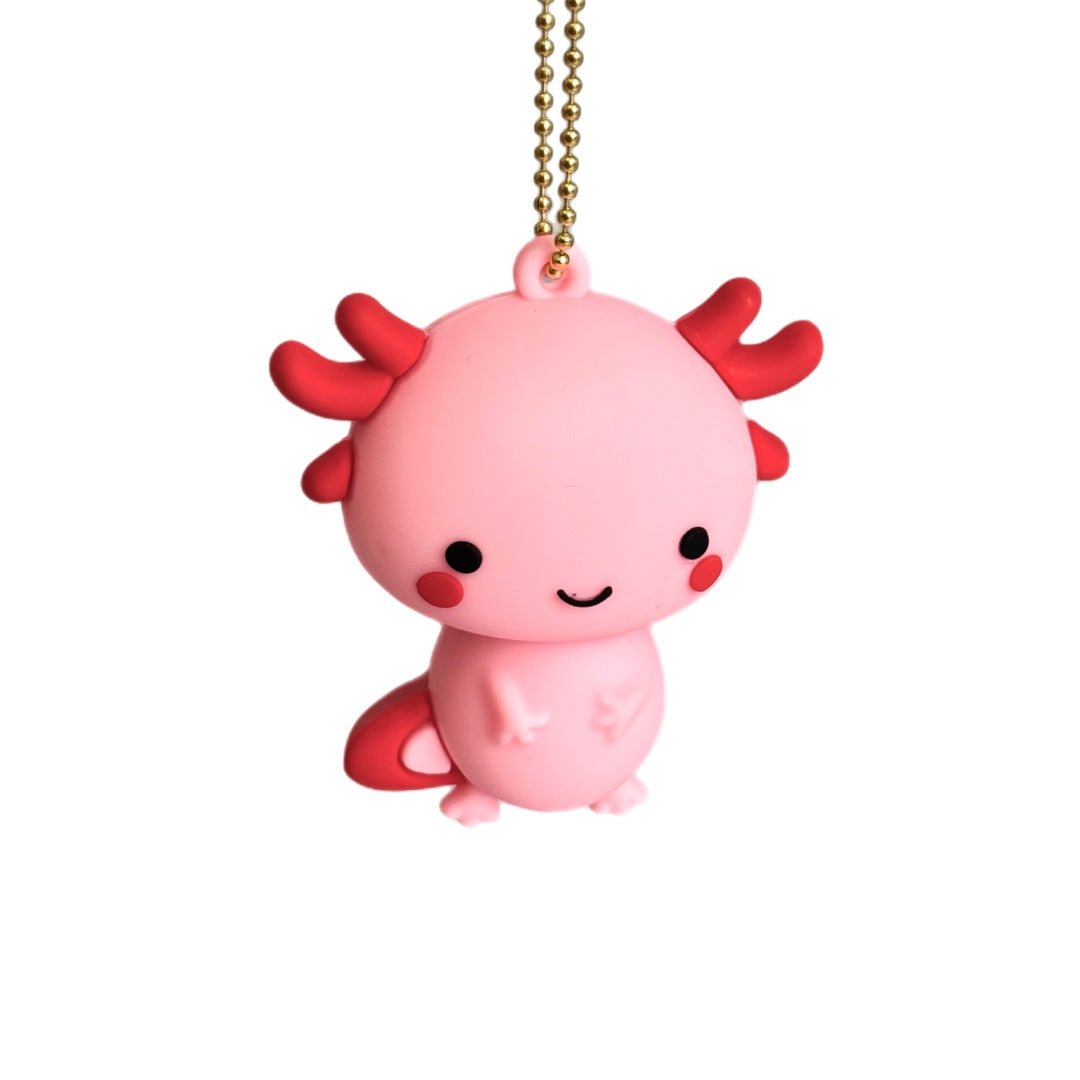 Pink Axolotl Deluxe Charm - Tumbler Handle Charm - The Nifty Little Finds - Charm - The Nifty Little Finds