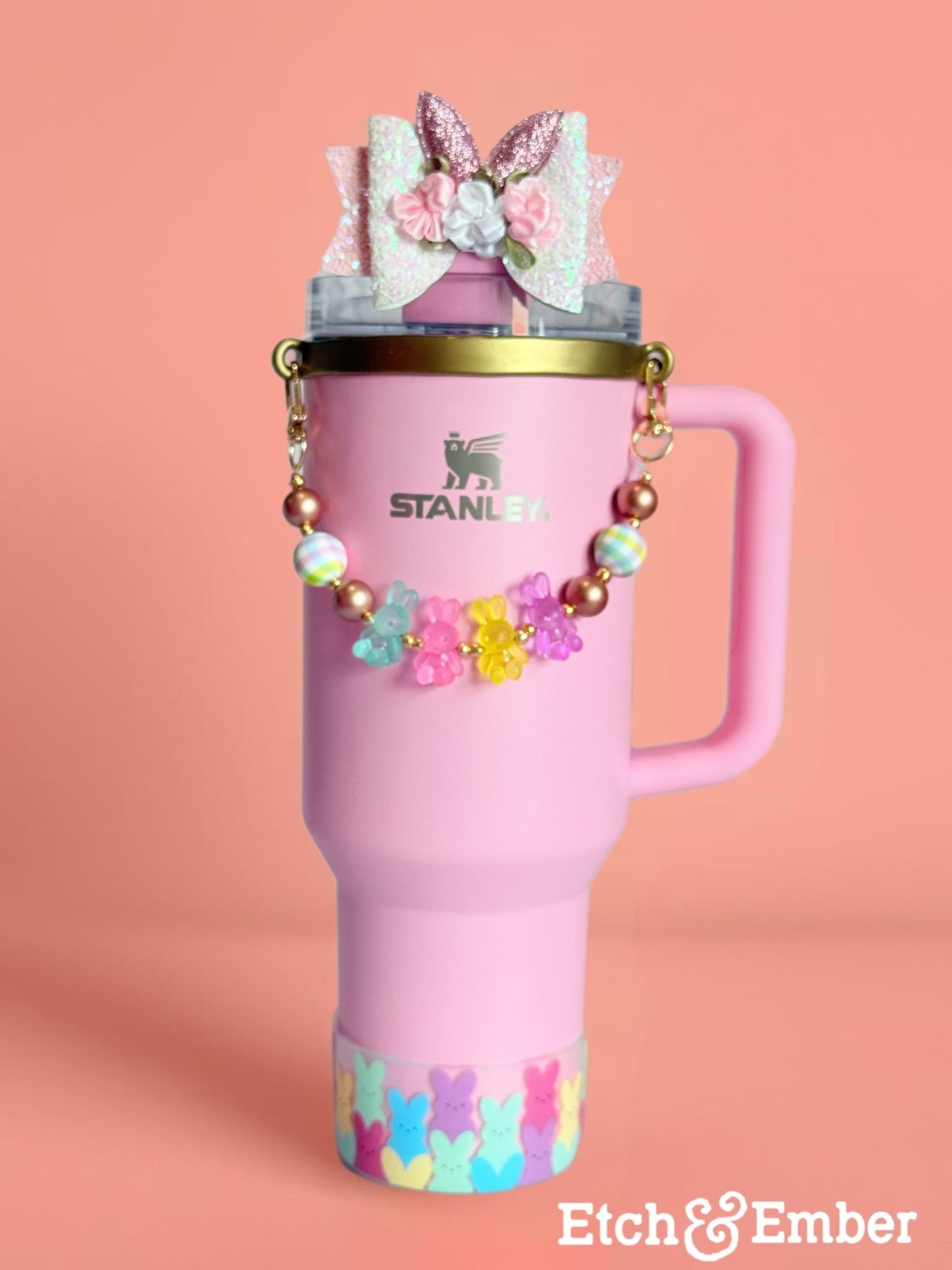 Floral Spring Tumbler Bow - The Nifty Little Finds - Bow - The Nifty Little Finds