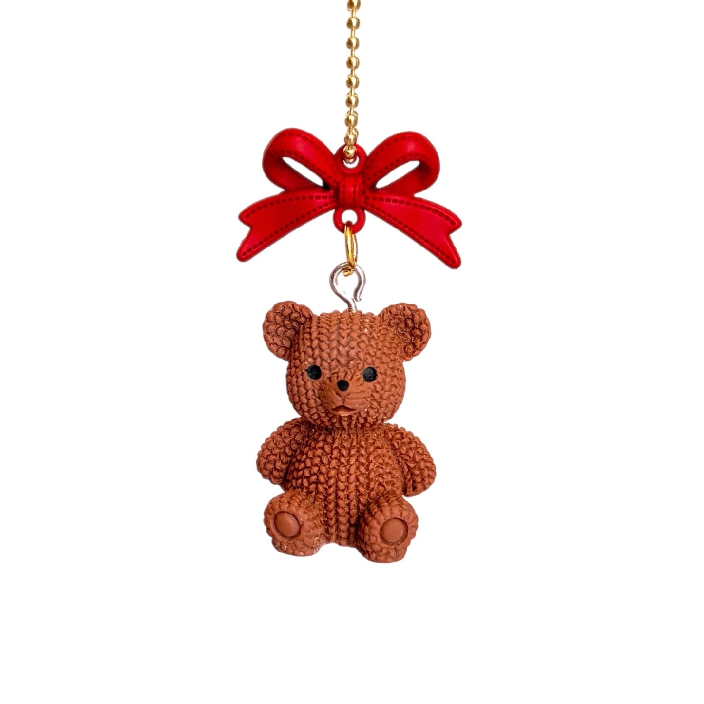 Coquette Teddy Bear Charm - Tumbler Handle Charm - The Nifty Little Finds - Charm - The Nifty Little Finds