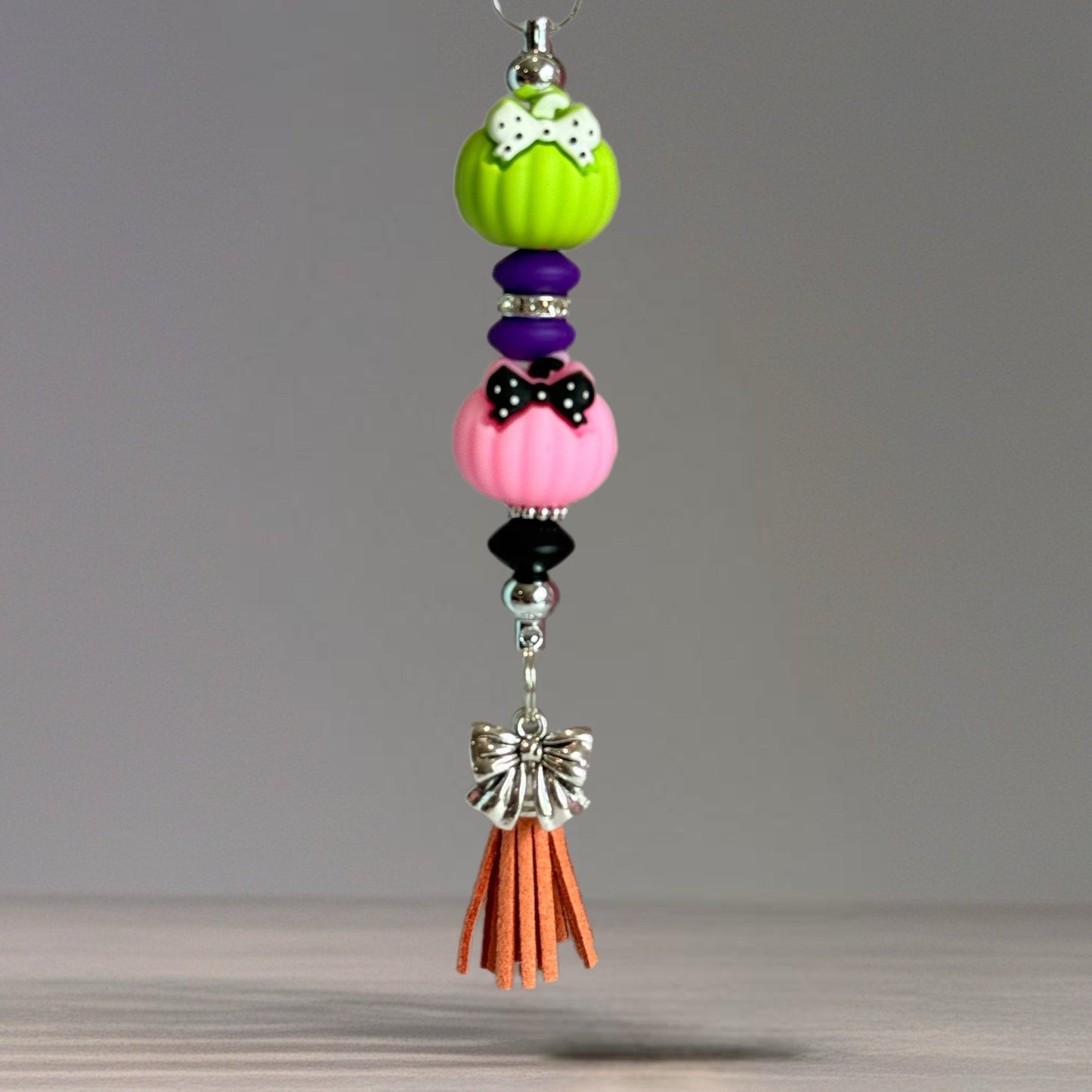 Halloween Pumpkin Bar Charm - Tumbler Handle Charm - The Nifty Little Finds - Charm - The Nifty Little Finds