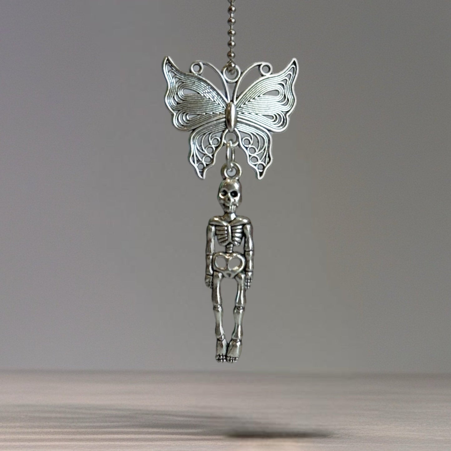 Damask Skeleton Charm - Tumbler Handle Charm - The Nifty Little Finds - Charm - The Nifty Little Finds