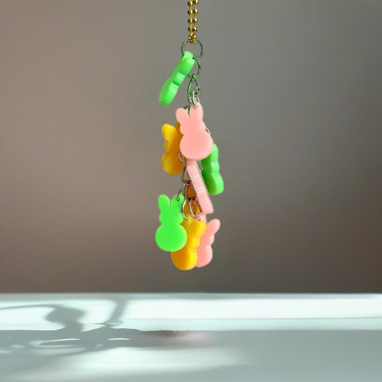 Peeps Bunnies Charm - Tumbler Handle Charm - The Nifty Little Finds - Charm - The Nifty Little Finds