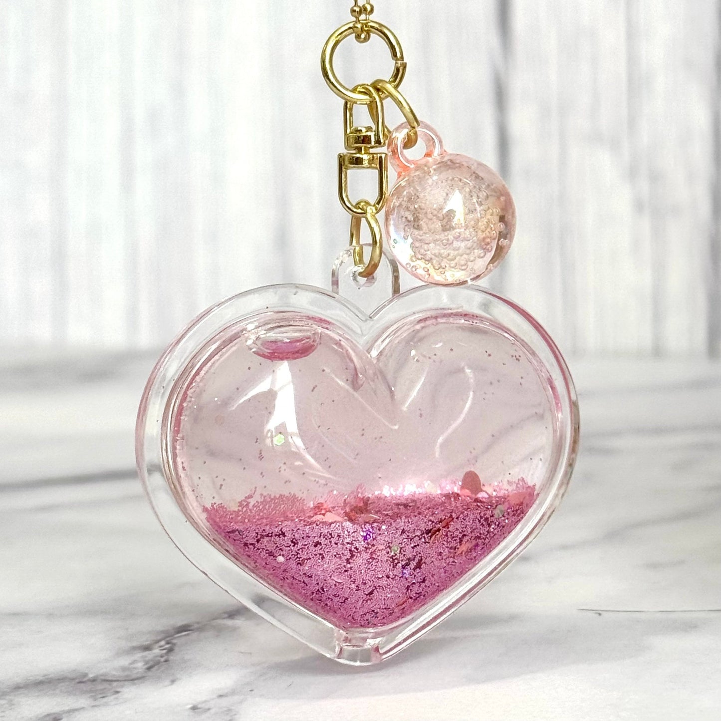 Large Bubble Heart Charm - Tumbler Handle Charm - The Nifty Little Finds - Charm - The Nifty Little Finds