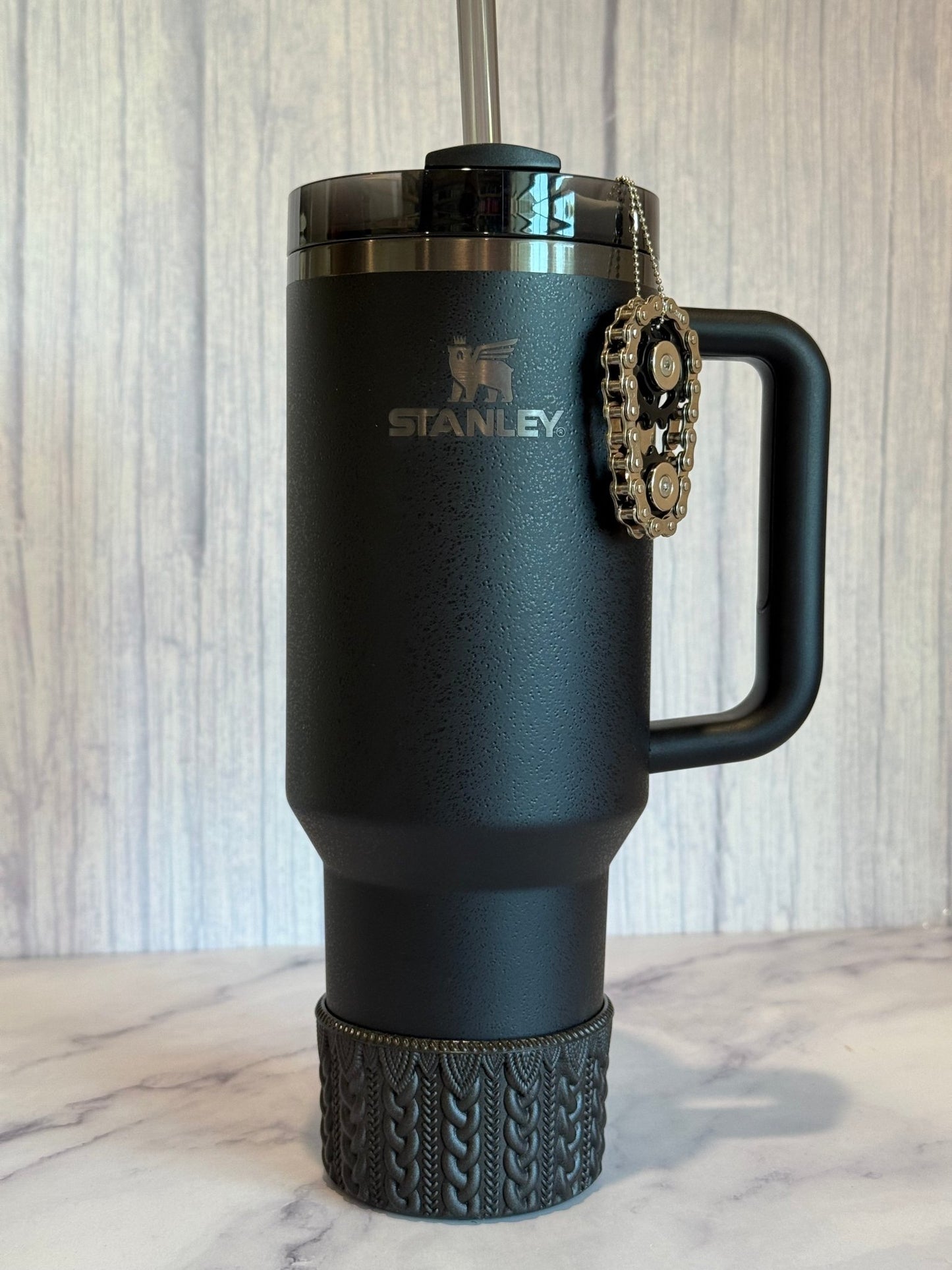 Chain & Gears Fidget Charm - Tumbler Handle Charm - The Nifty Little Finds - Charm - The Nifty Little Finds