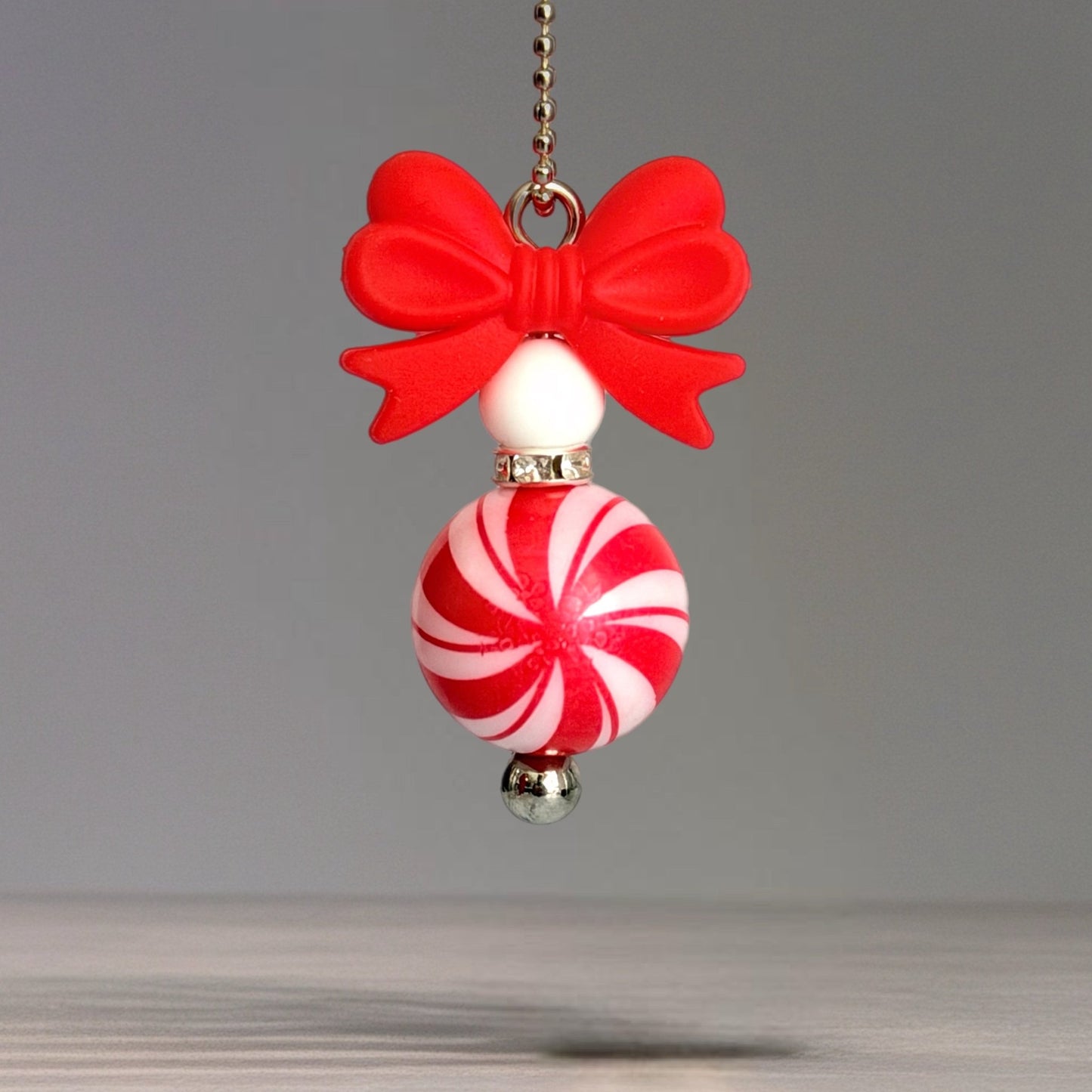 Peppermint Mini Bauble Charm - Tumbler Handle Charm - The Nifty Little Finds - Bauble - The Nifty Little Finds