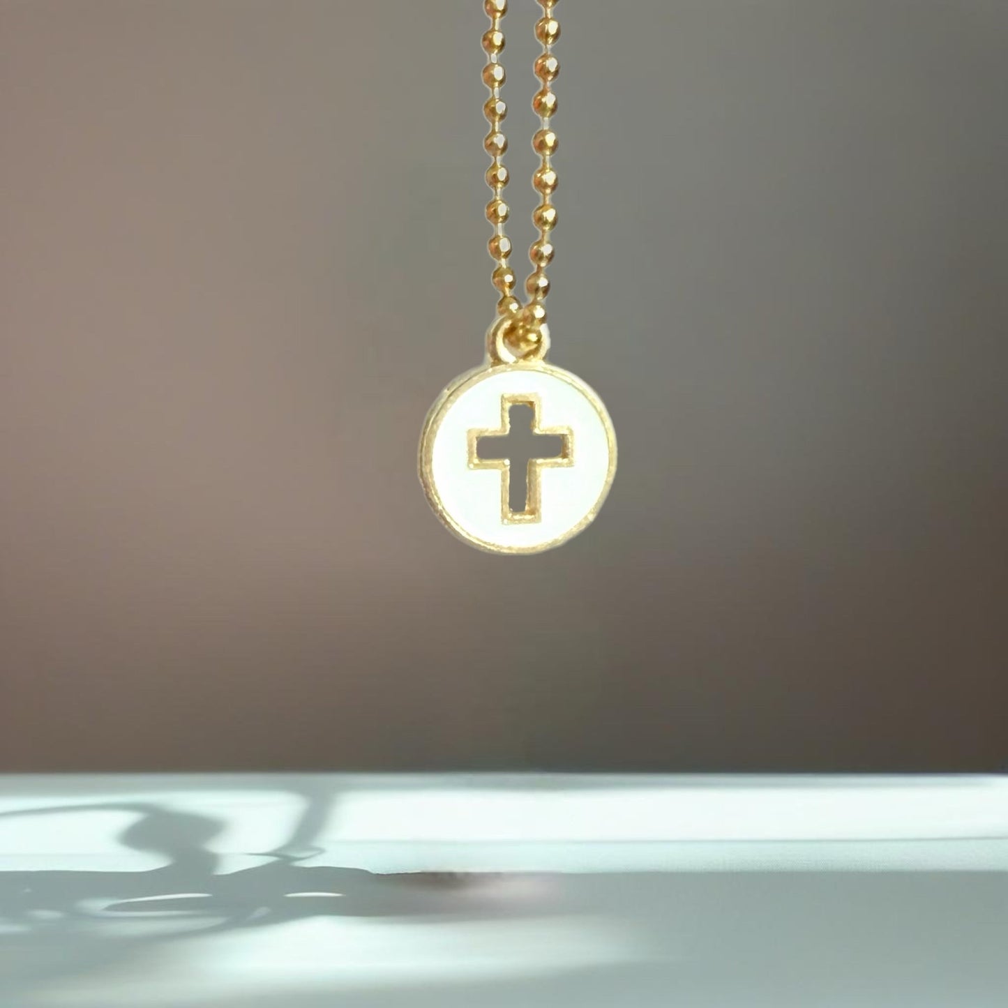 Tiny Cross Charm - Tumbler Handle Charm - The Nifty Little Finds - Charm - The Nifty Little Finds