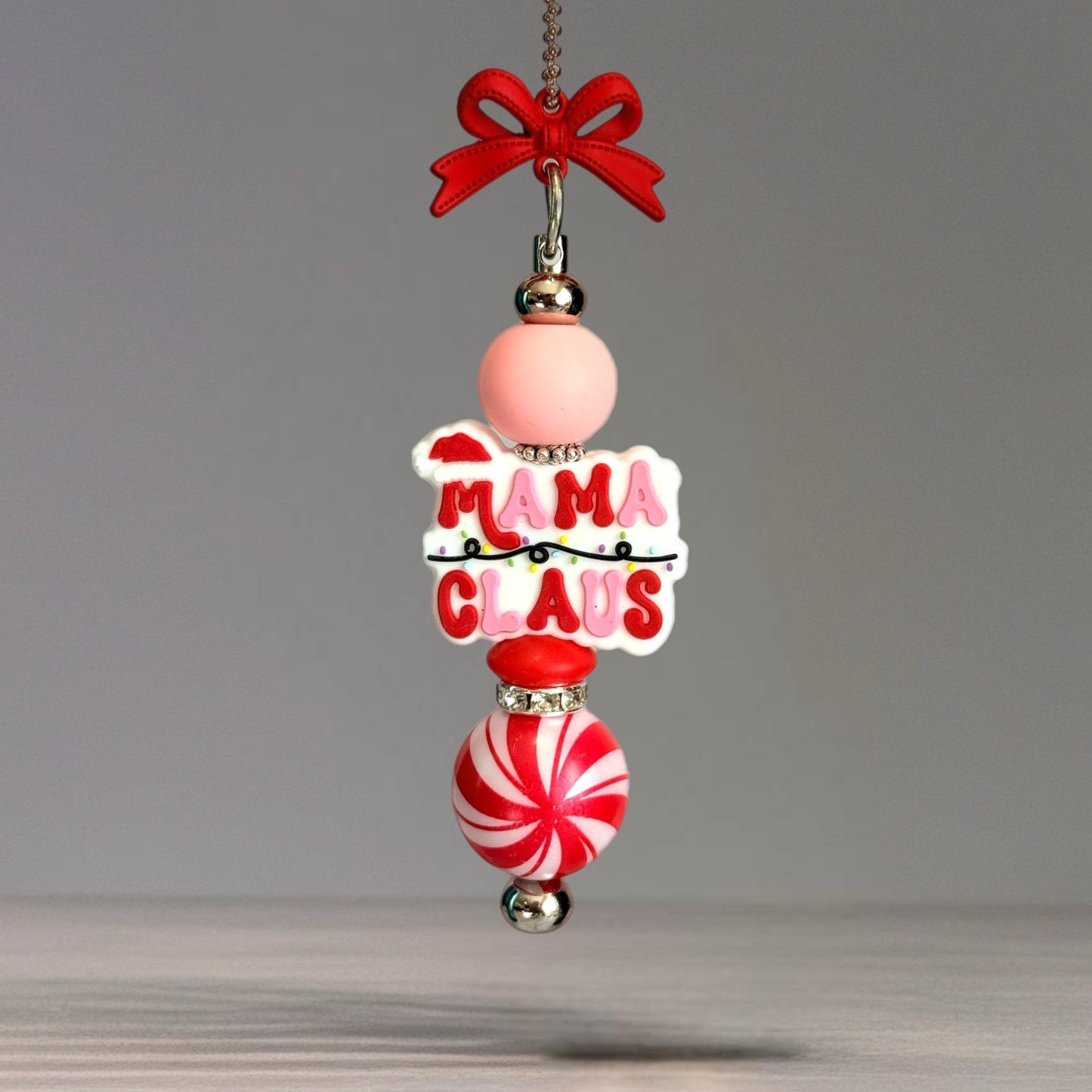 Mama Claus Bar Charm - Tumbler Handle Charm - The Nifty Little Finds - Charm - The Nifty Little Finds