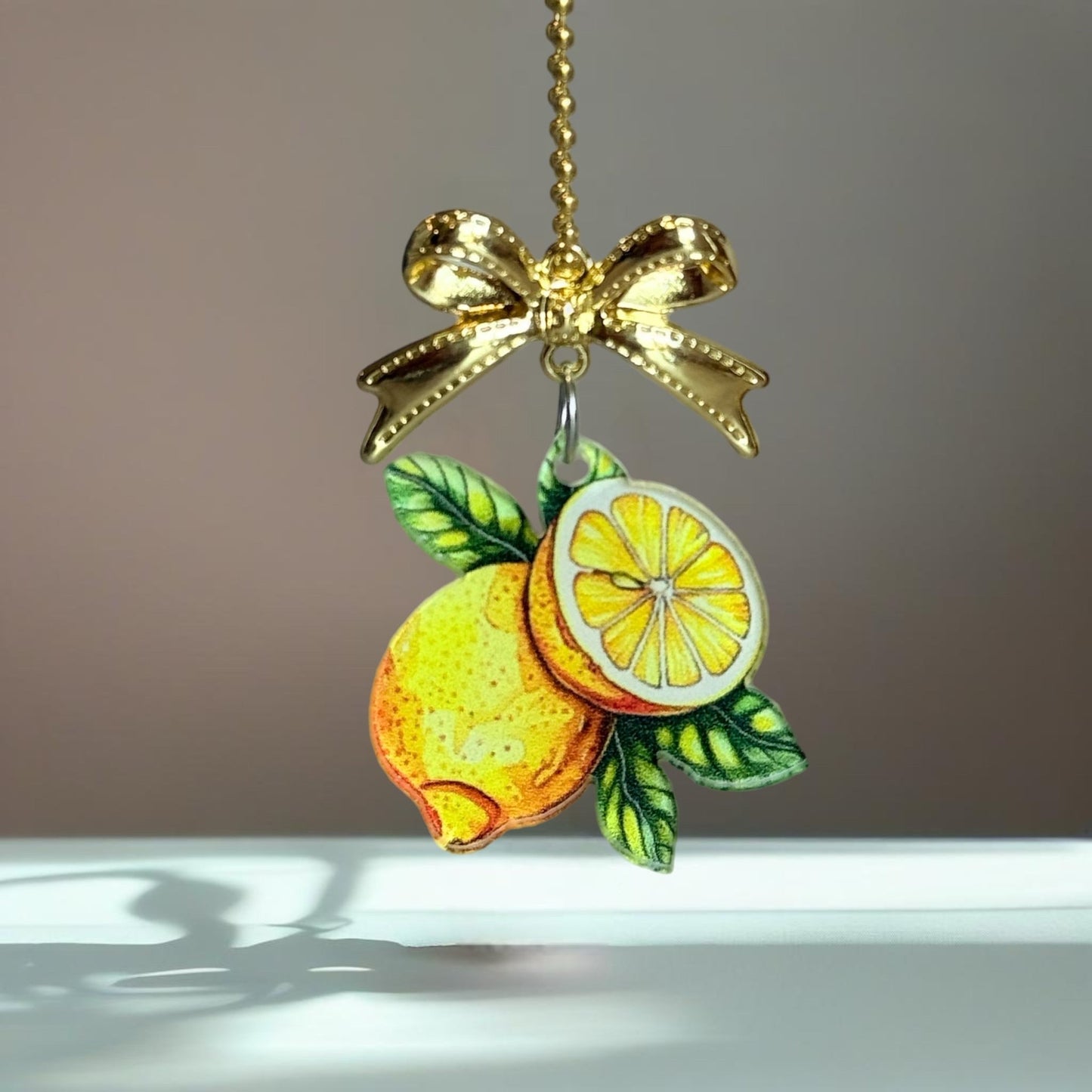 Coquette Lemons Charm - Tumbler Handle Charm - The Nifty Little Finds - Charm - The Nifty Little Finds