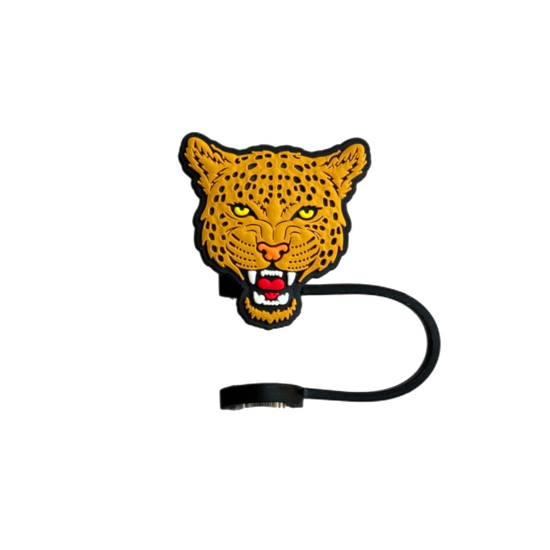 Leopard Straw Topper - The Nifty Little Finds - The Nifty Little Finds