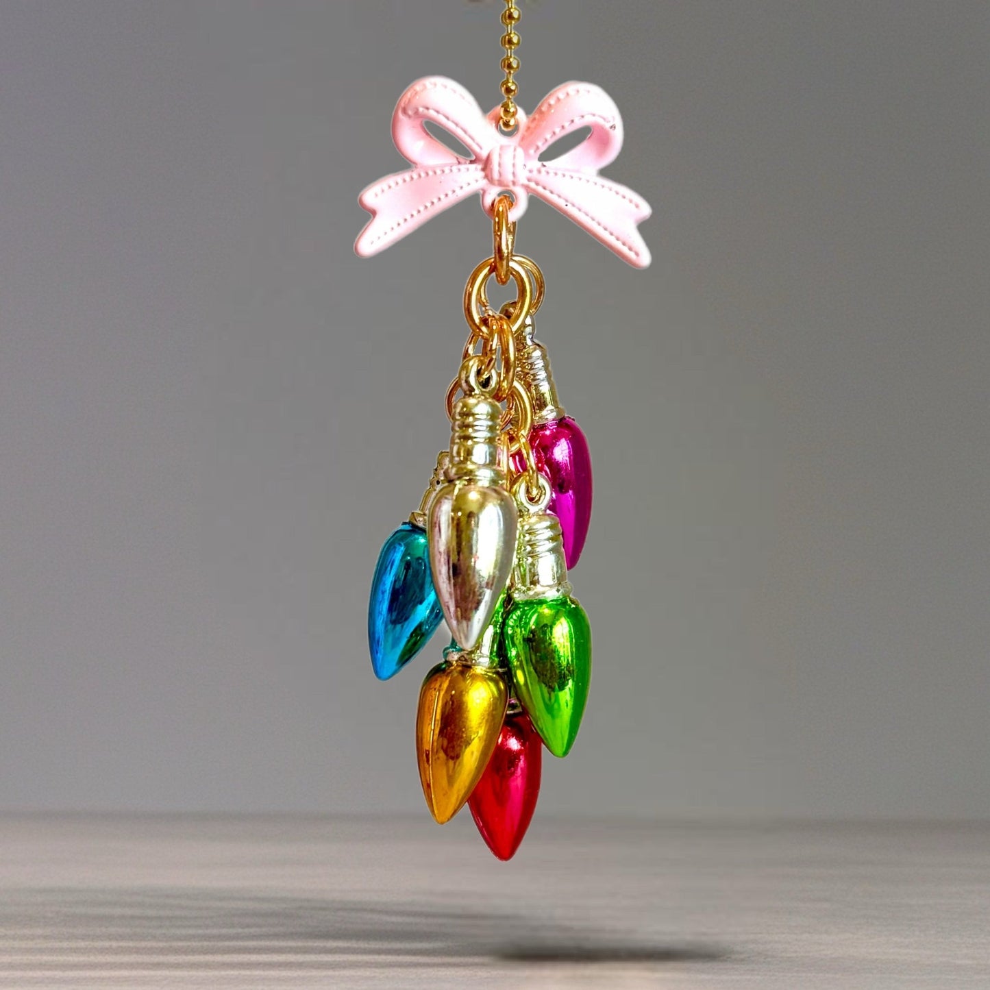 CHRISTMAS LIGHTS Charm - Tumbler Handle Charm - The Nifty Little Finds - Charm - The Nifty Little Finds