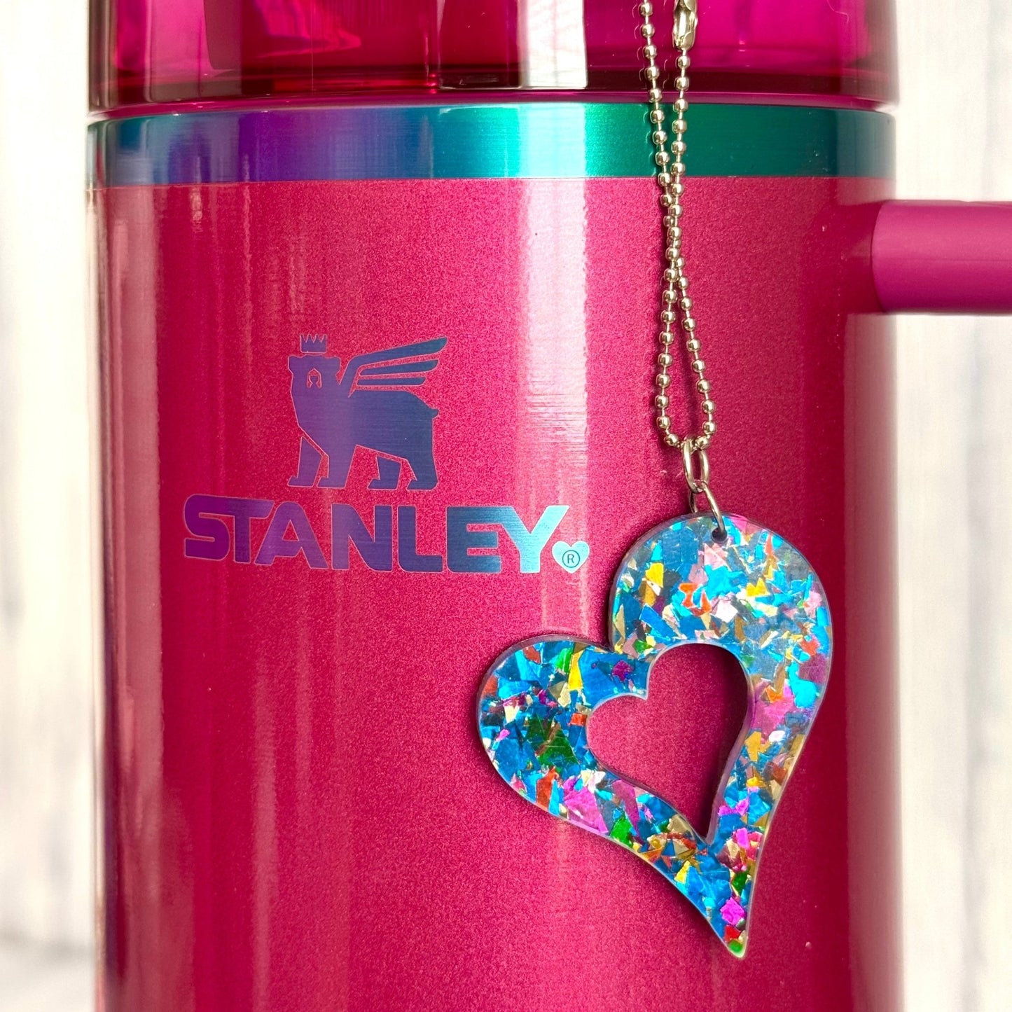 Berry Truffle Heart Charm - Tumbler Handle Charm - The Nifty Little Finds - Charm - The Nifty Little Finds