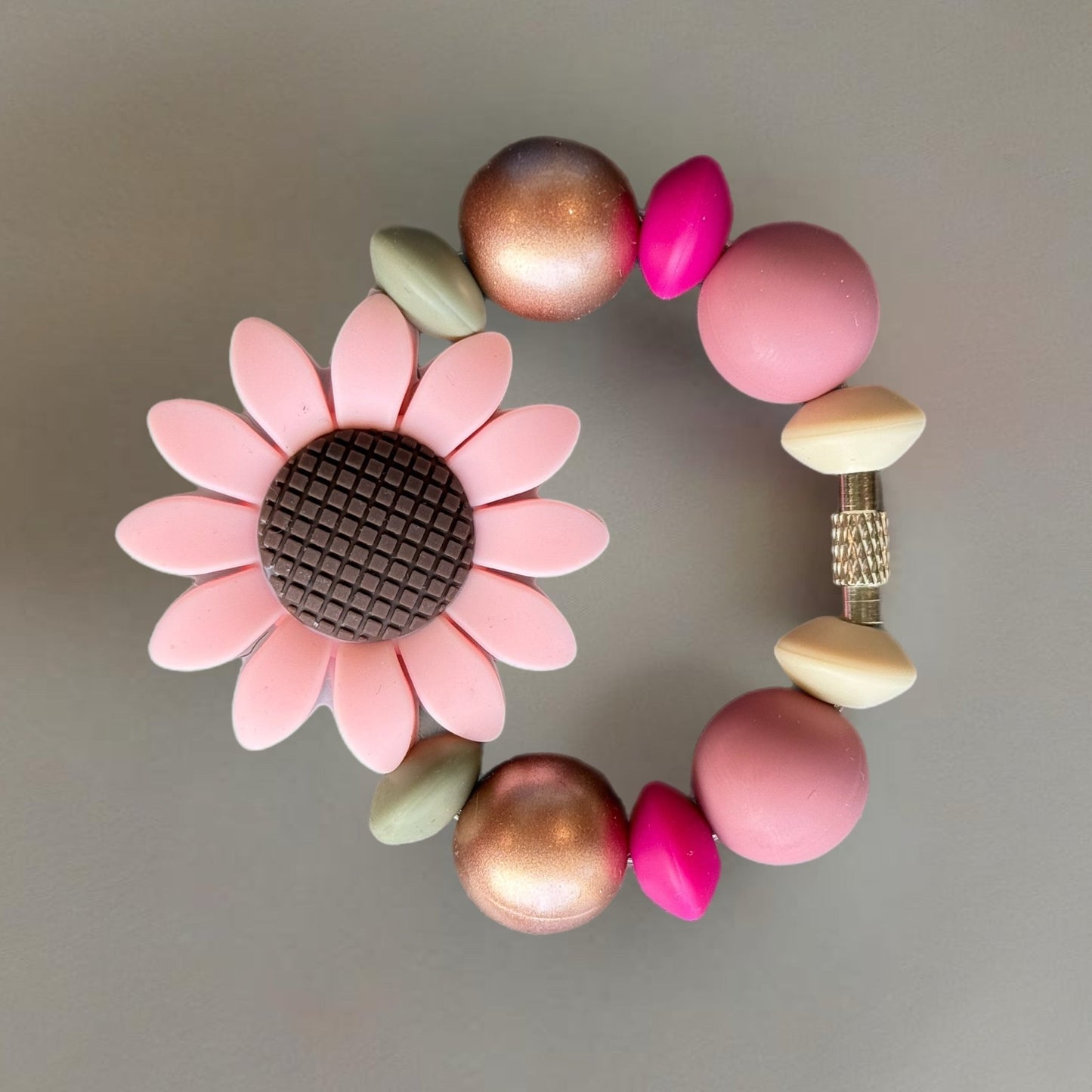 Wildflower Focal Handle Bracelet - Tumbler Handle Charm - The Nifty Little Finds - Charm - The Nifty Little Finds