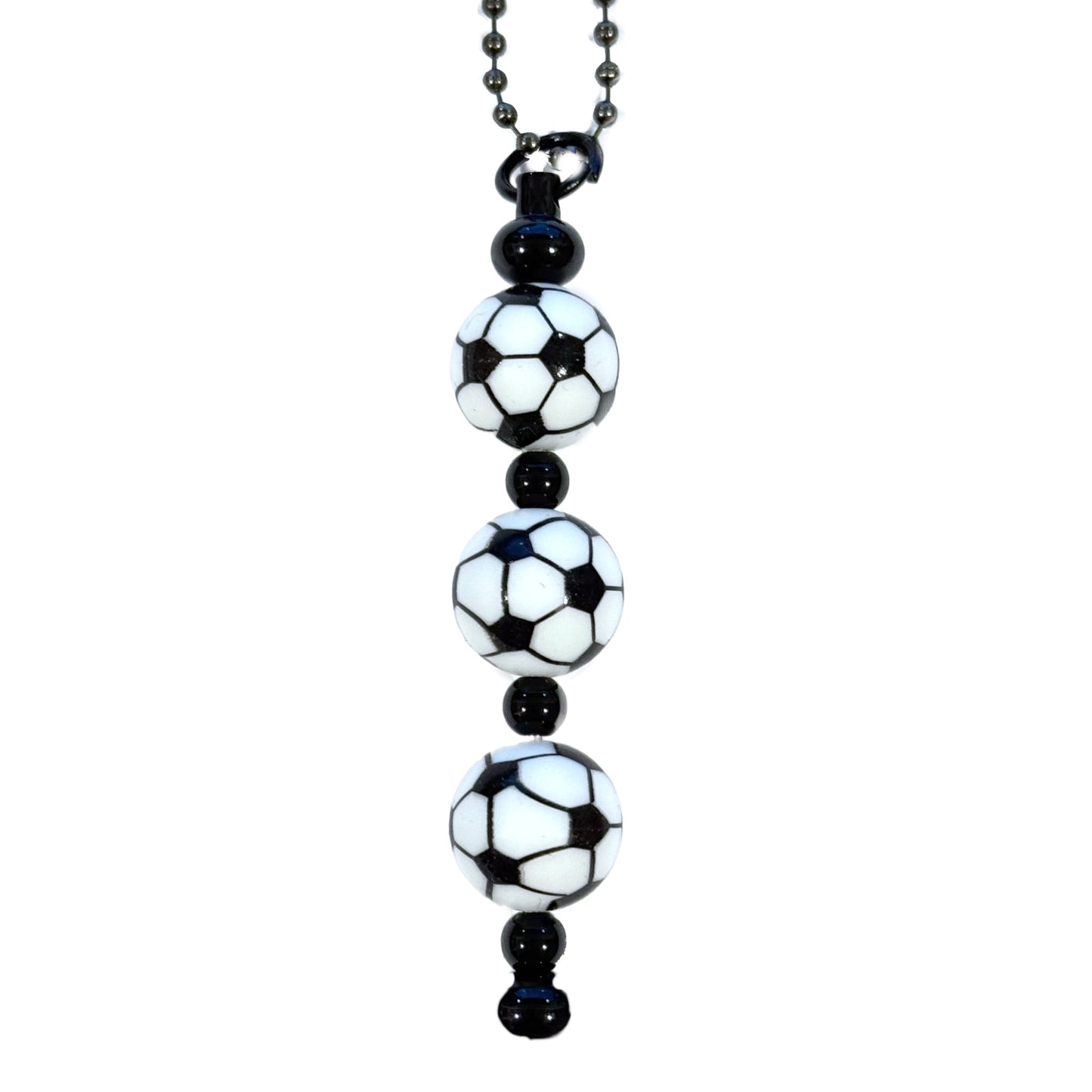 Soccer Ball Bar Charm - Tumbler Handle Charm - The Nifty Little Finds - Charm - The Nifty Little Finds