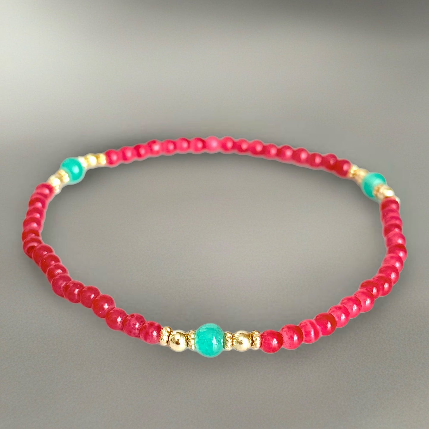 Coral Tumbler Bracelet - The Nifty Little Finds - The Nifty Little Finds