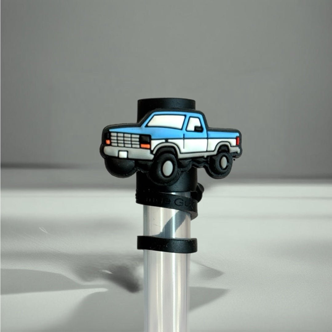 Square Body Truck Straw Topper - The Nifty Little Finds - The Nifty Little Finds