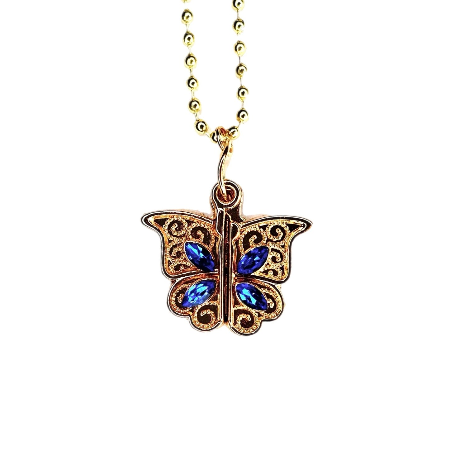 BUTTERFLY MESSAGE Charm - Tumbler Handle Charm - The Nifty Little Finds - Charm - The Nifty Little Finds