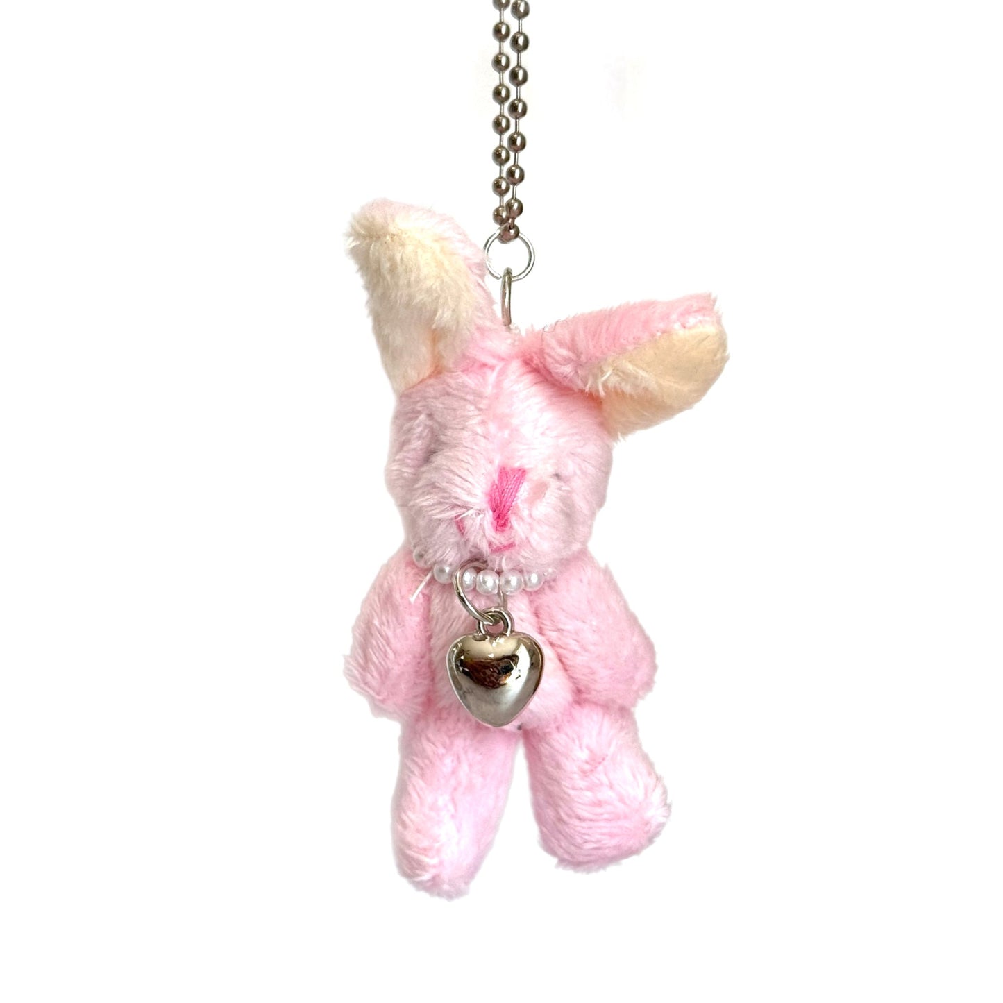 Plush Bunny Charm - Tumbler Handle Charm - The Nifty Little Finds - Charm - The Nifty Little Finds