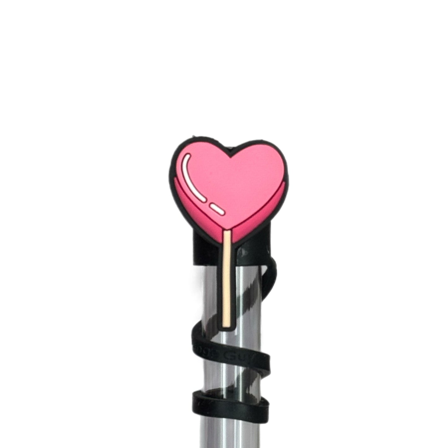 Heart Lollipop Sucker Straw Topper - The Nifty Little Finds - The Nifty Little Finds