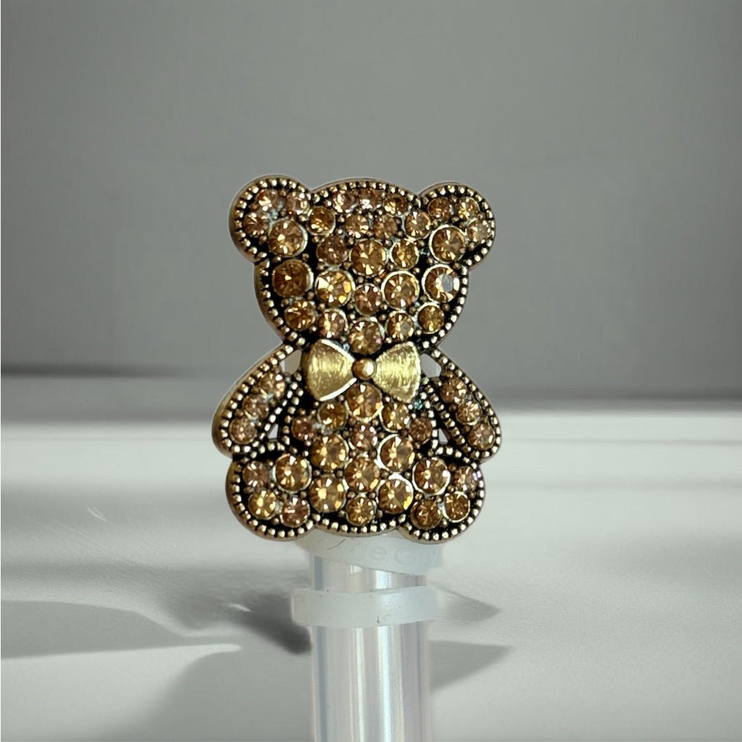Honey Bear Deluxe Straw Topper - The Nifty Little Finds - Deluxe Straw Topper - The Nifty Little Finds