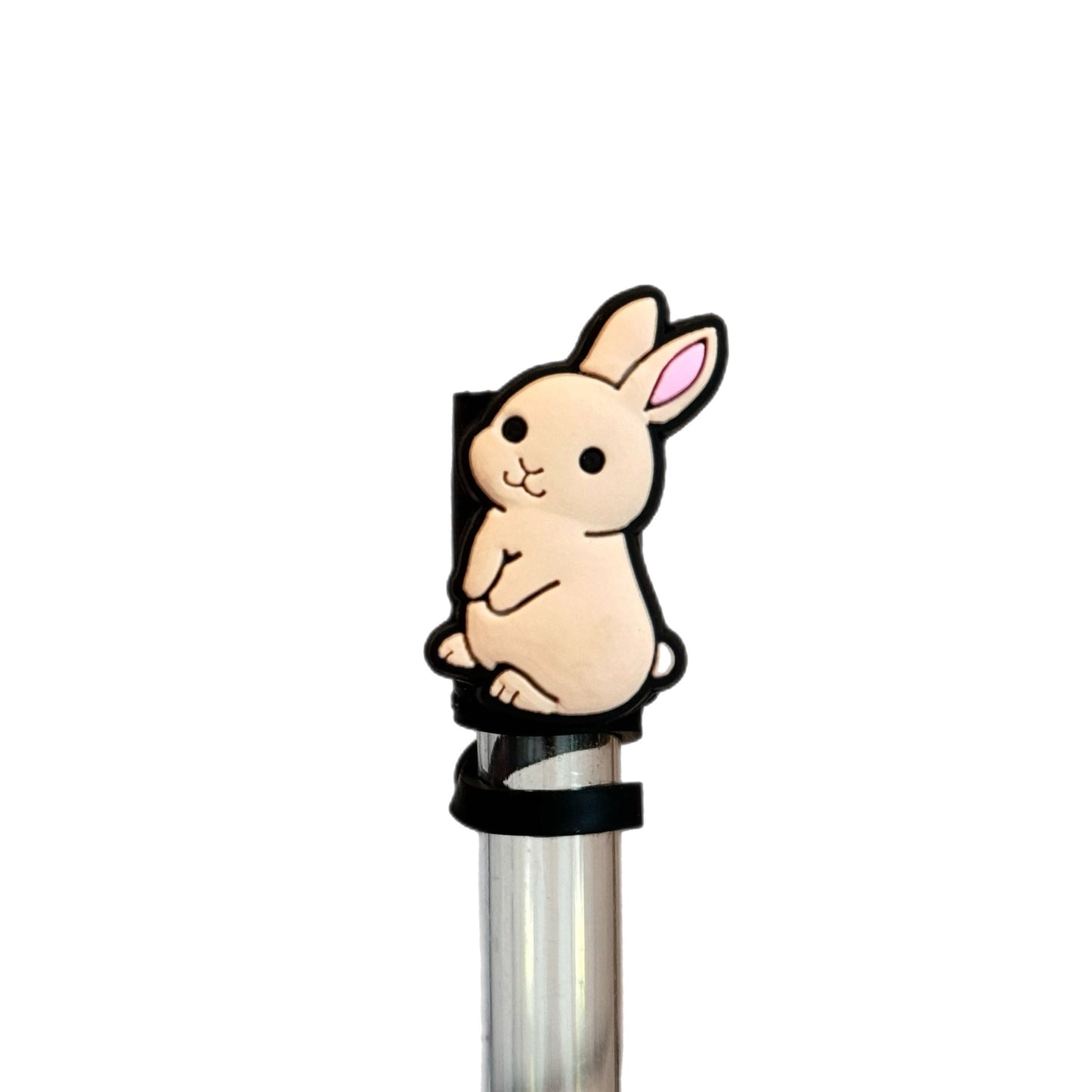 Sweet Bunny Straw Topper - The Nifty Little Finds - The Nifty Little Finds