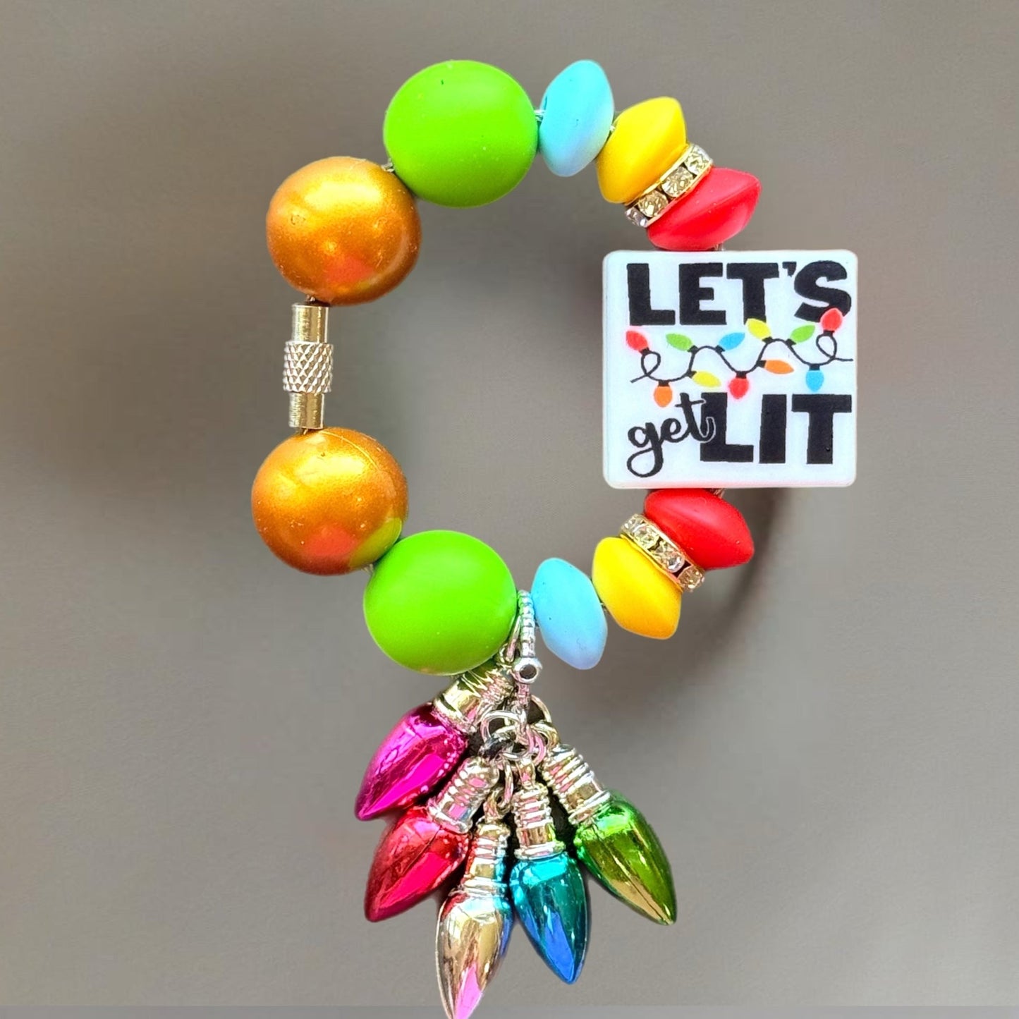 Let’s Get Lit Charm - Tumbler Handle Charm - The Nifty Little Finds - Charm - The Nifty Little Finds