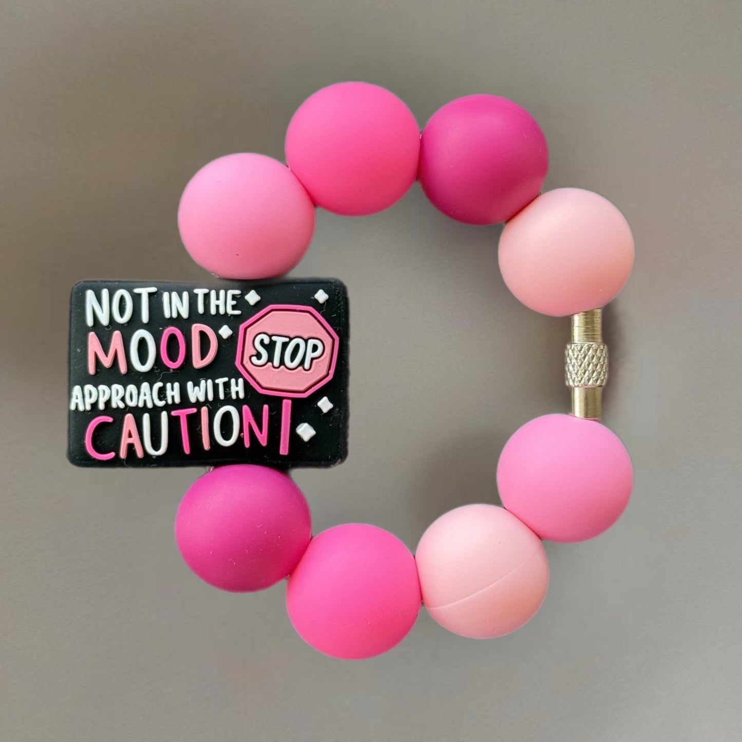 Not in the Mood Charm - Tumbler Handle Charm - The Nifty Little Finds - Charm - The Nifty Little Finds