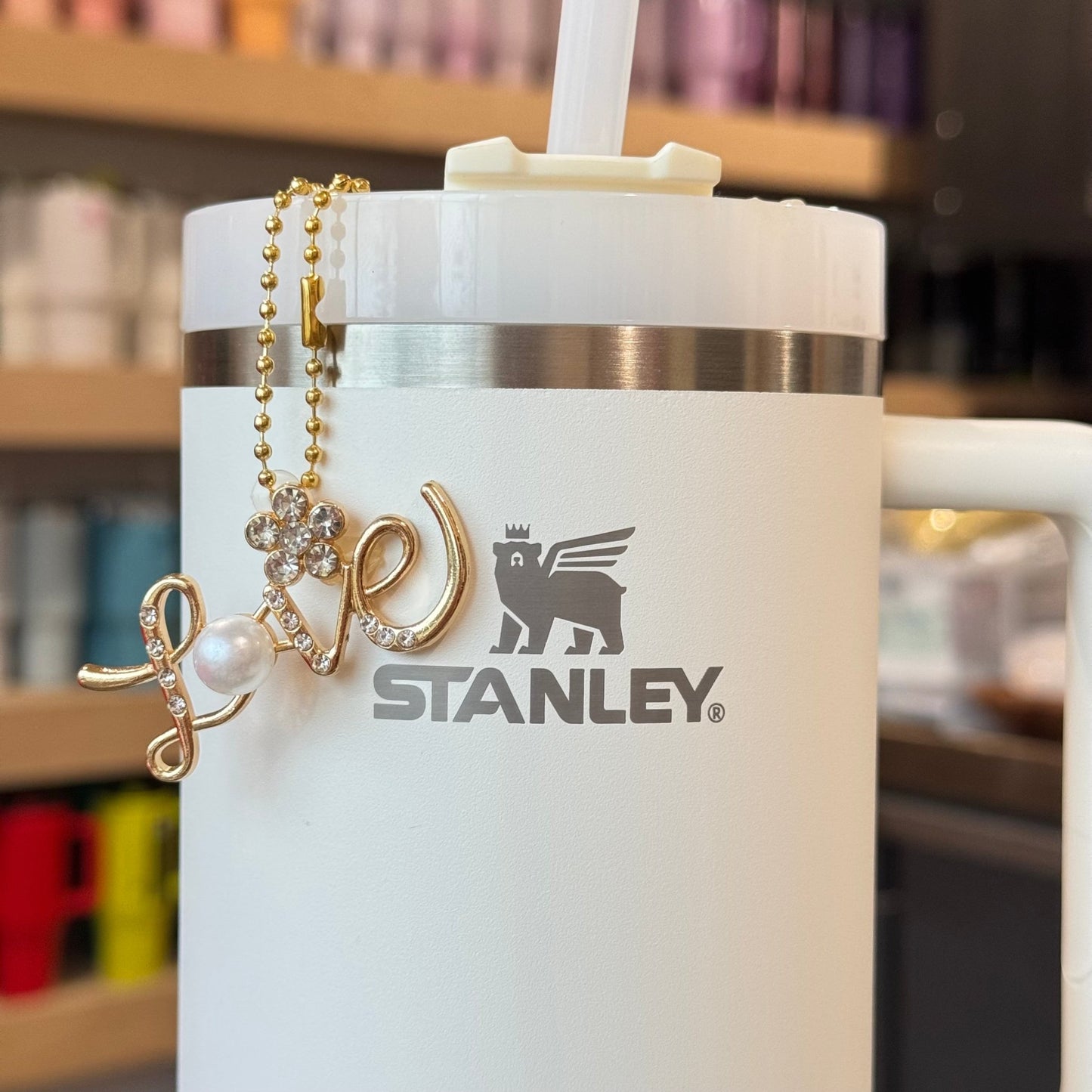 LOVE Charm - Tumbler Handle Charm - The Nifty Little Finds - Charm - The Nifty Little Finds