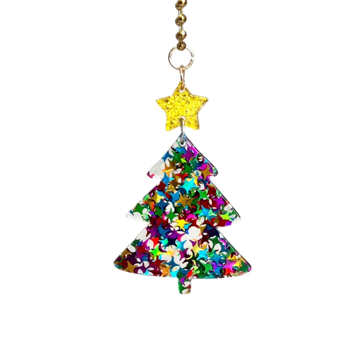 Confetti CHRISTMAS TREE Charm - Tumbler Handle Charm - The Nifty Little Finds - Charm - The Nifty Little Finds