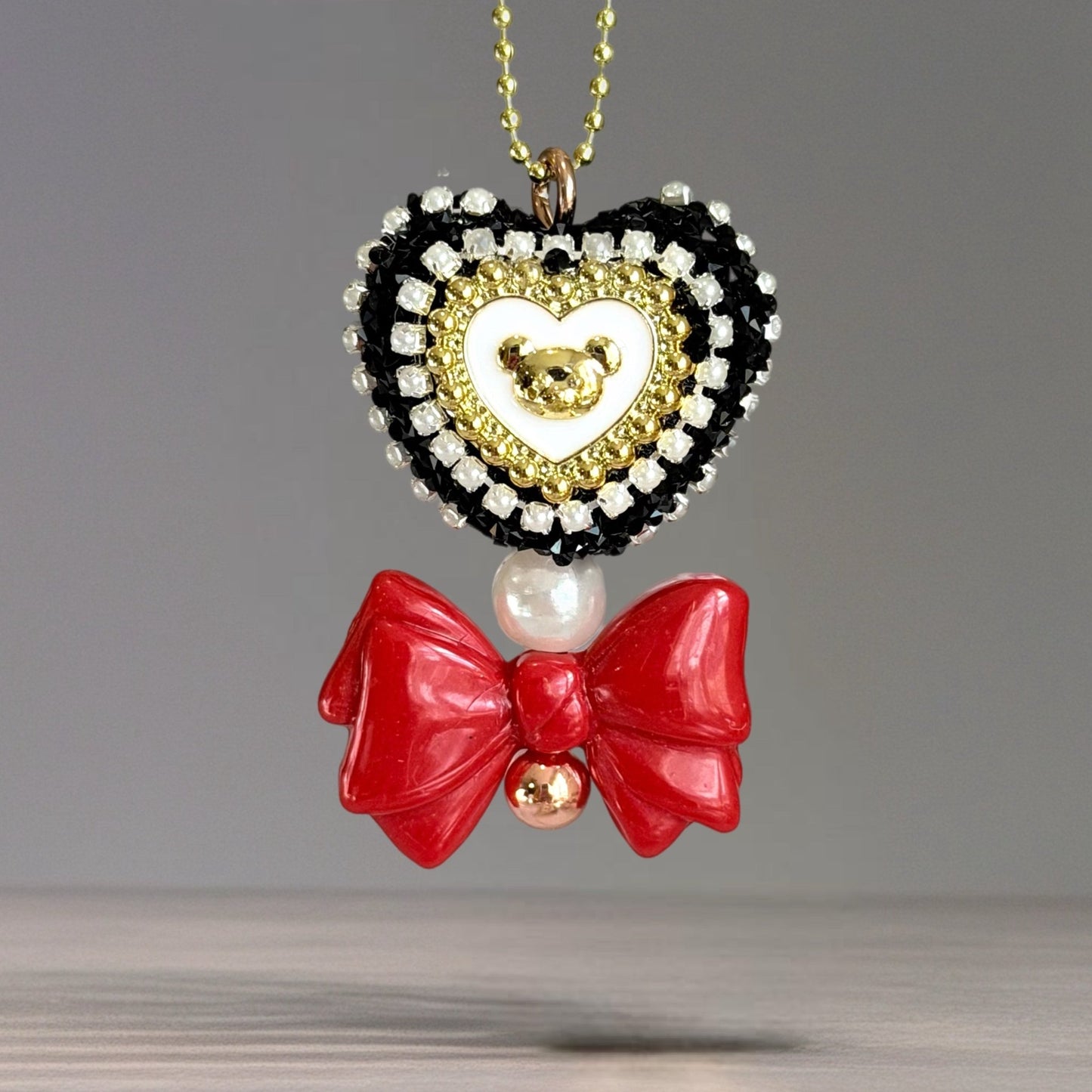 Blushing Bow Charm - Tumbler Handle Charm - The Nifty Little Finds - Charm - The Nifty Little Finds