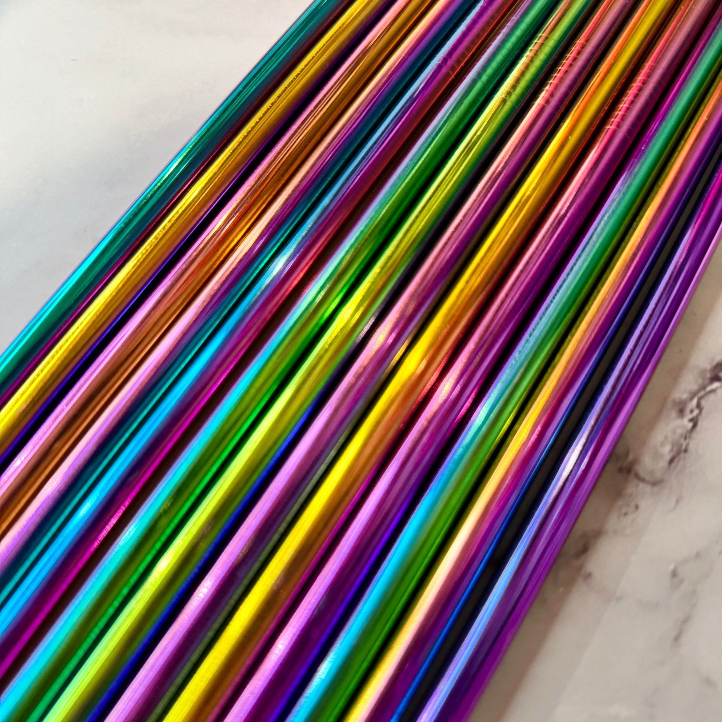 Chroma Straw Set - 40oz stainless steel tumbler straws- Set of 2 - The Nifty Little Finds - The Nifty Little Finds