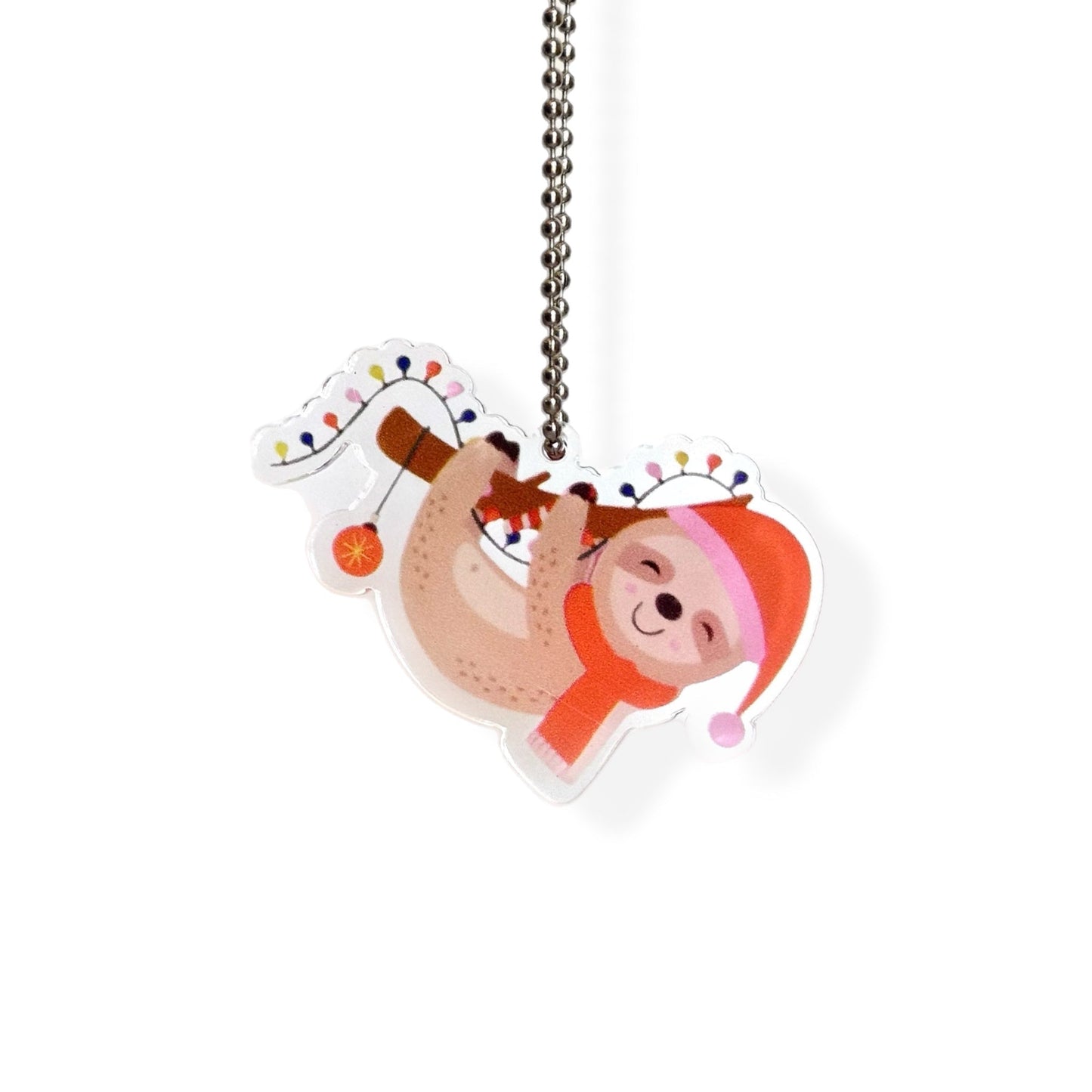 SLOTH CHRISTMAS Charms - Tumbler Handle Charm - The Nifty Little Finds - Charm - The Nifty Little Finds