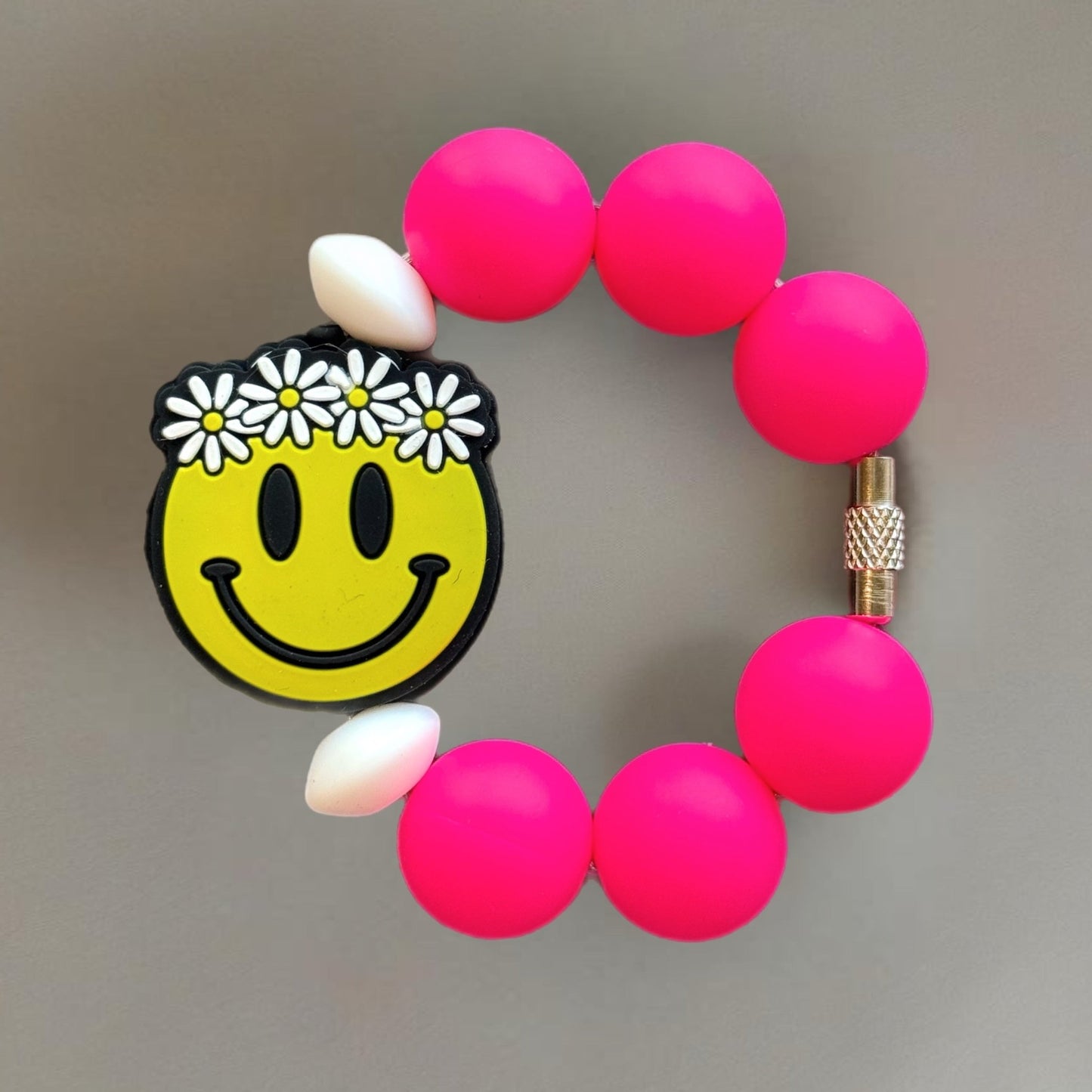 Smiley Handle Bracelet - Tumbler Handle Charm - The Nifty Little Finds - Charm - The Nifty Little Finds