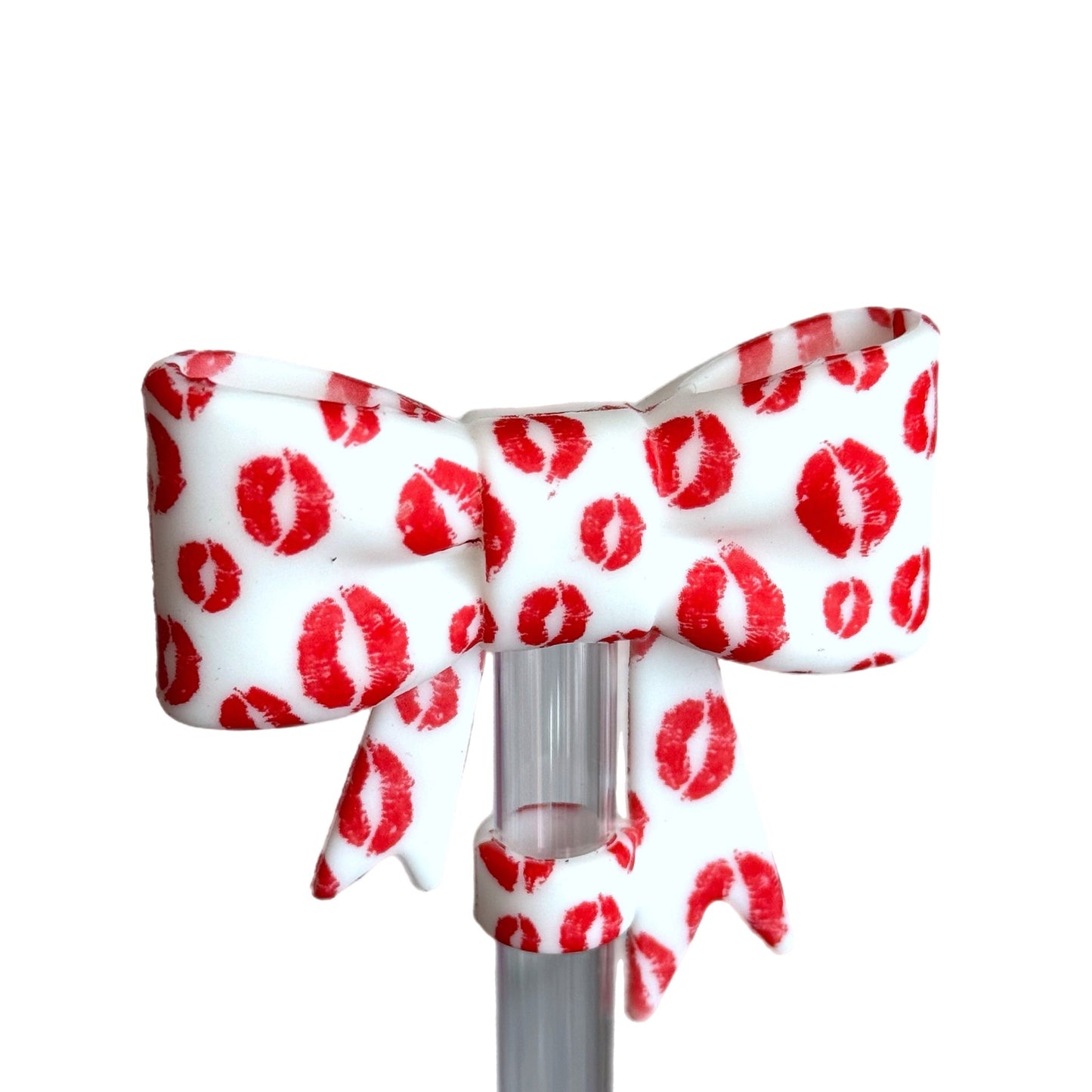 Kissy Lips 3D Bow Straw Topper - The Nifty Little Finds - 3D Bow Straw Topper - The Nifty Little Finds