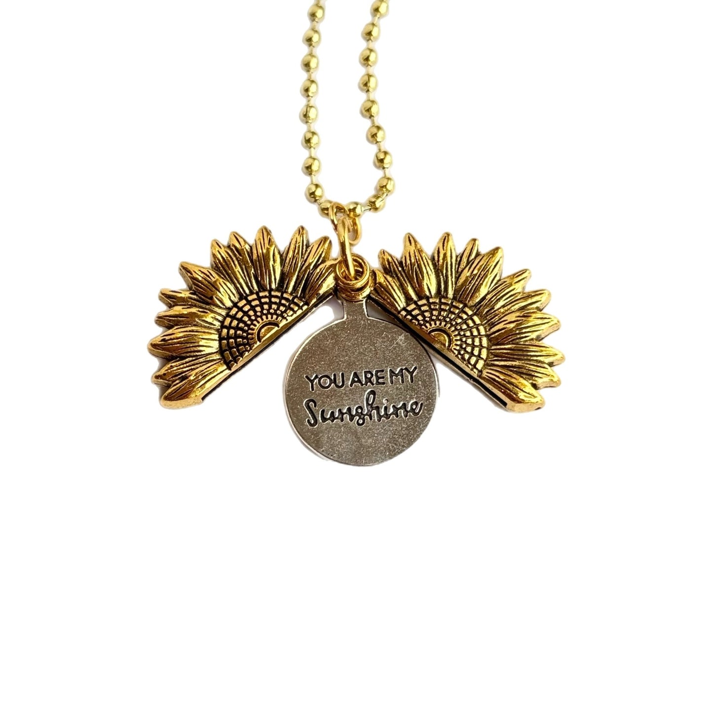 SUNFLOWER MESSAGE Charm - Tumbler Handle Charm - The Nifty Little Finds - Charm - The Nifty Little Finds