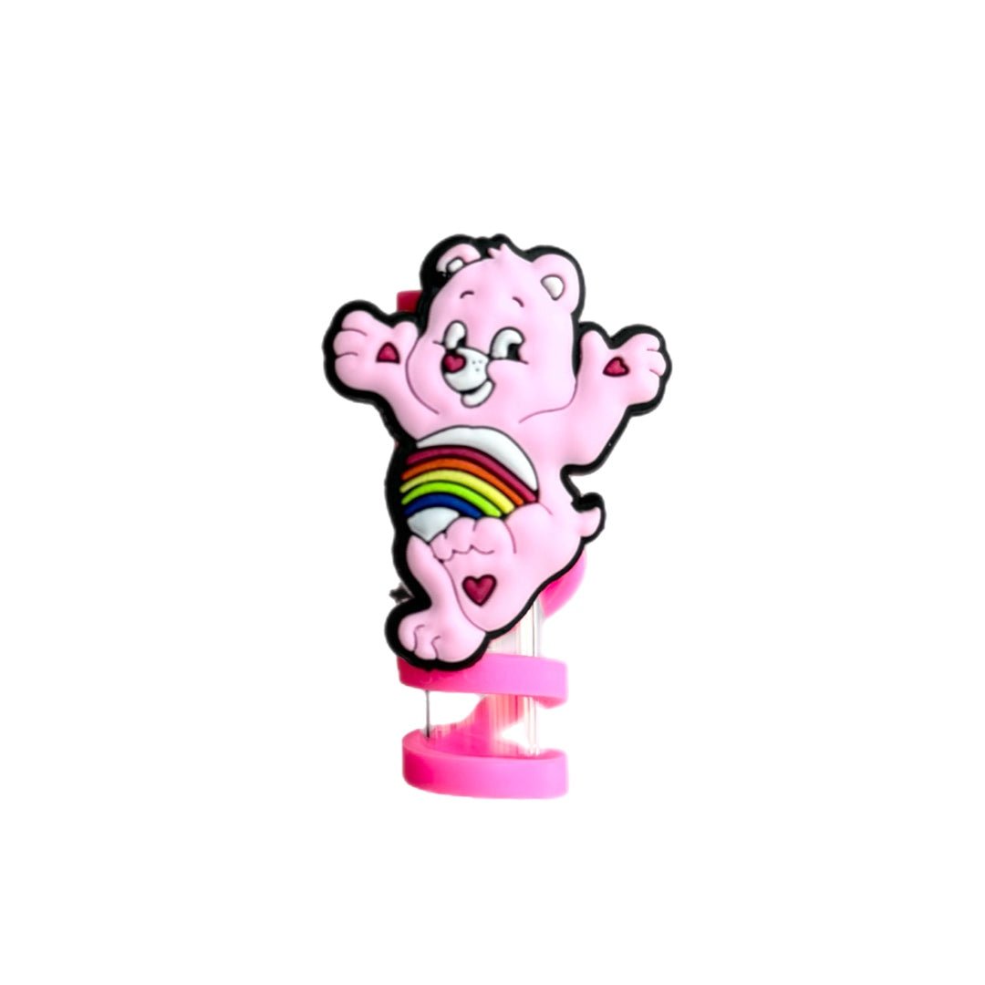 Pink Bear Straw Topper - The Nifty Little Finds - The Nifty Little Finds