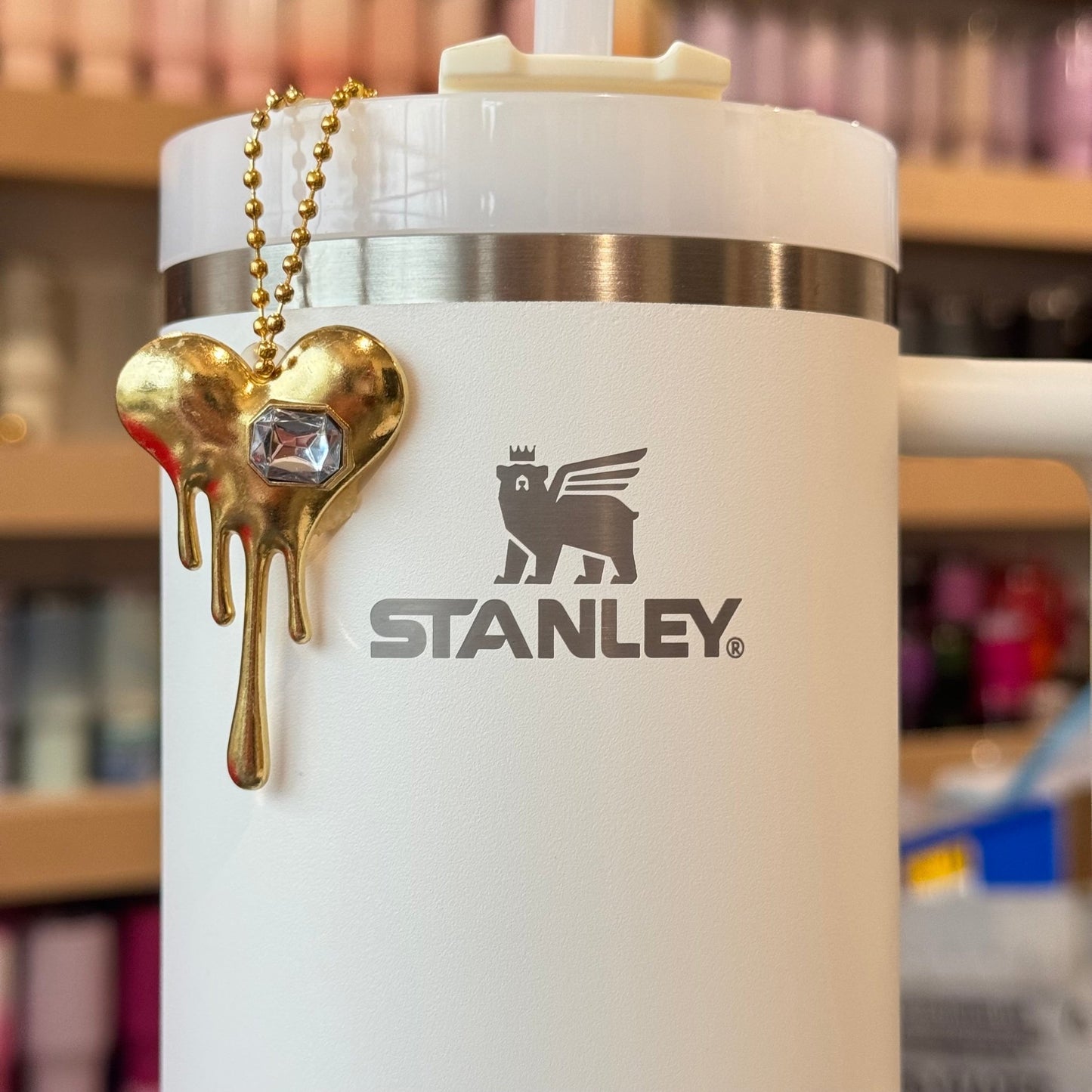 Dripping Heart Charm - Tumbler Handle Charm - The Nifty Little Finds - Charm - The Nifty Little Finds