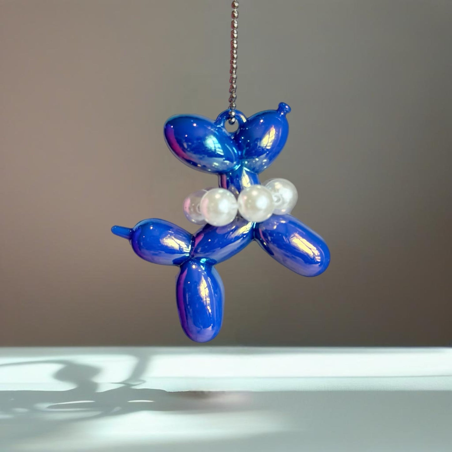 Blue Balloon Dog Charm - Tumbler Handle Charm - The Nifty Little Finds - Charm - The Nifty Little Finds