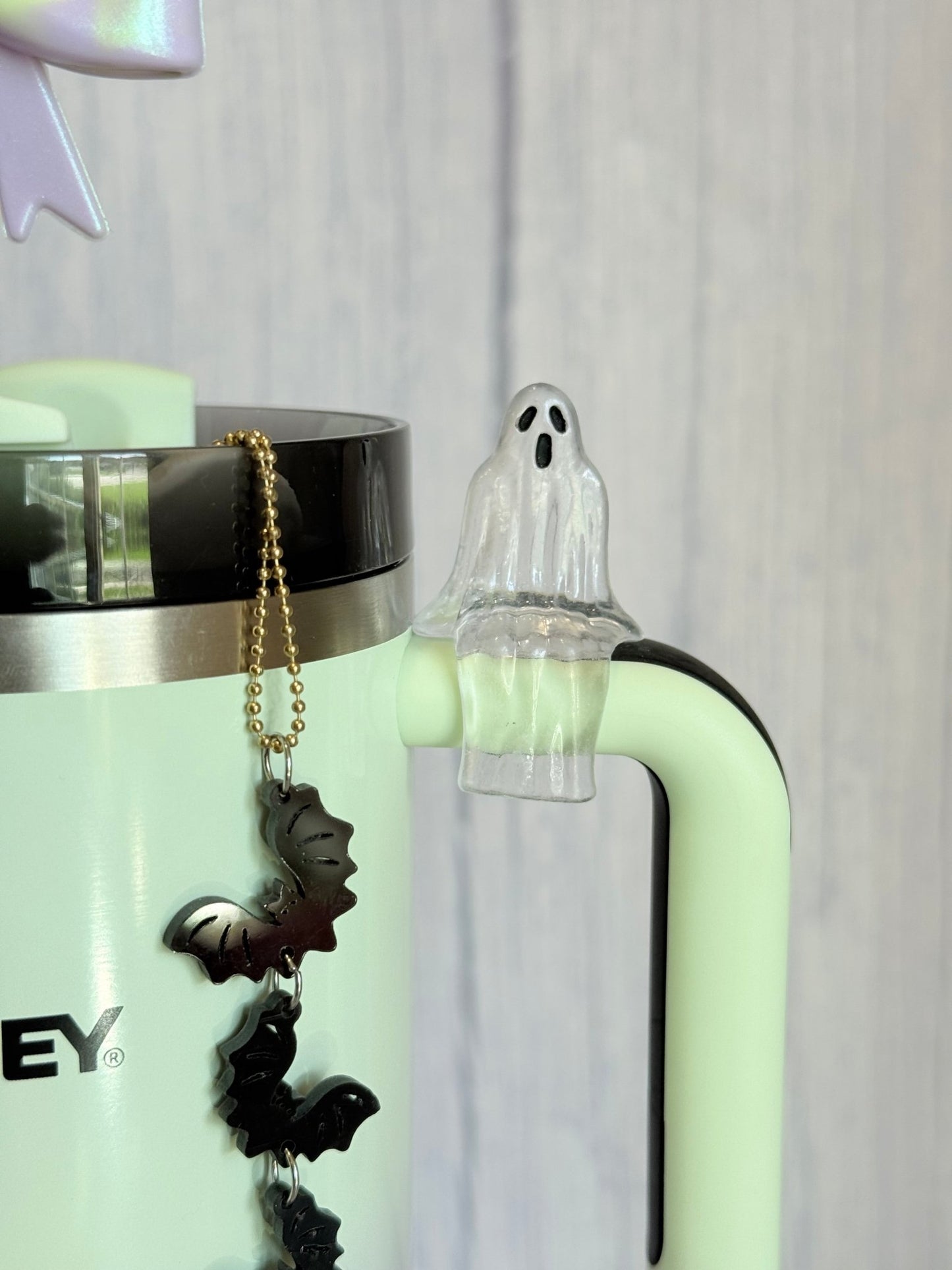 Sitting Ghost Charm - Tumbler Handle Charm - The Nifty Little Finds - Charm - The Nifty Little Finds