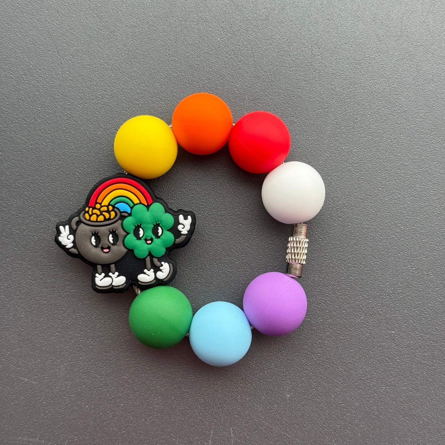 Over the Rainbow Bracelet - Tumbler Handle Charm - The Nifty Little Finds - Charm - The Nifty Little Finds