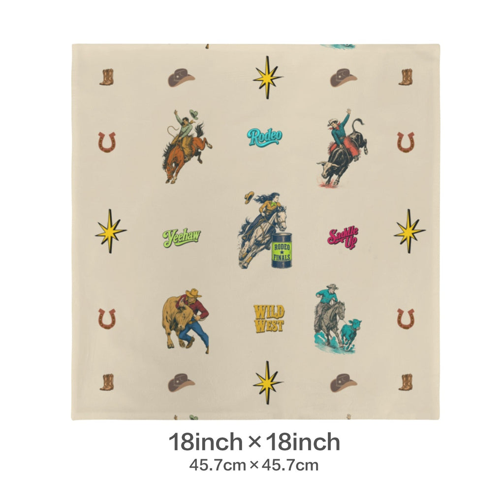Baha Ranch The Last Round Up Throw Pillow