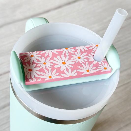 Stanley Silicone Spinner Cover - PINK DAISIES