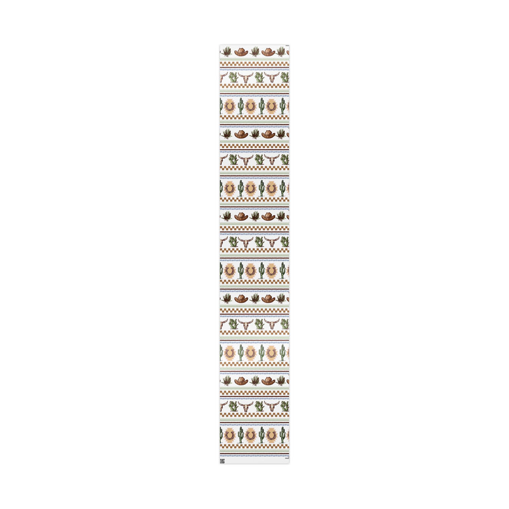 Western Holiday Wrapping Paper