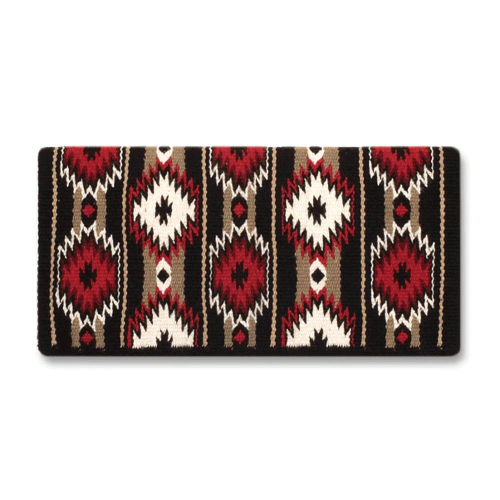 Two X Two 38x34 New Zealand Wool Saddle Blanket RED TAN CREAM