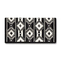 Two X Two 38x34 New Zealand Wool Saddle Blanket BLACK WHITE GREY
