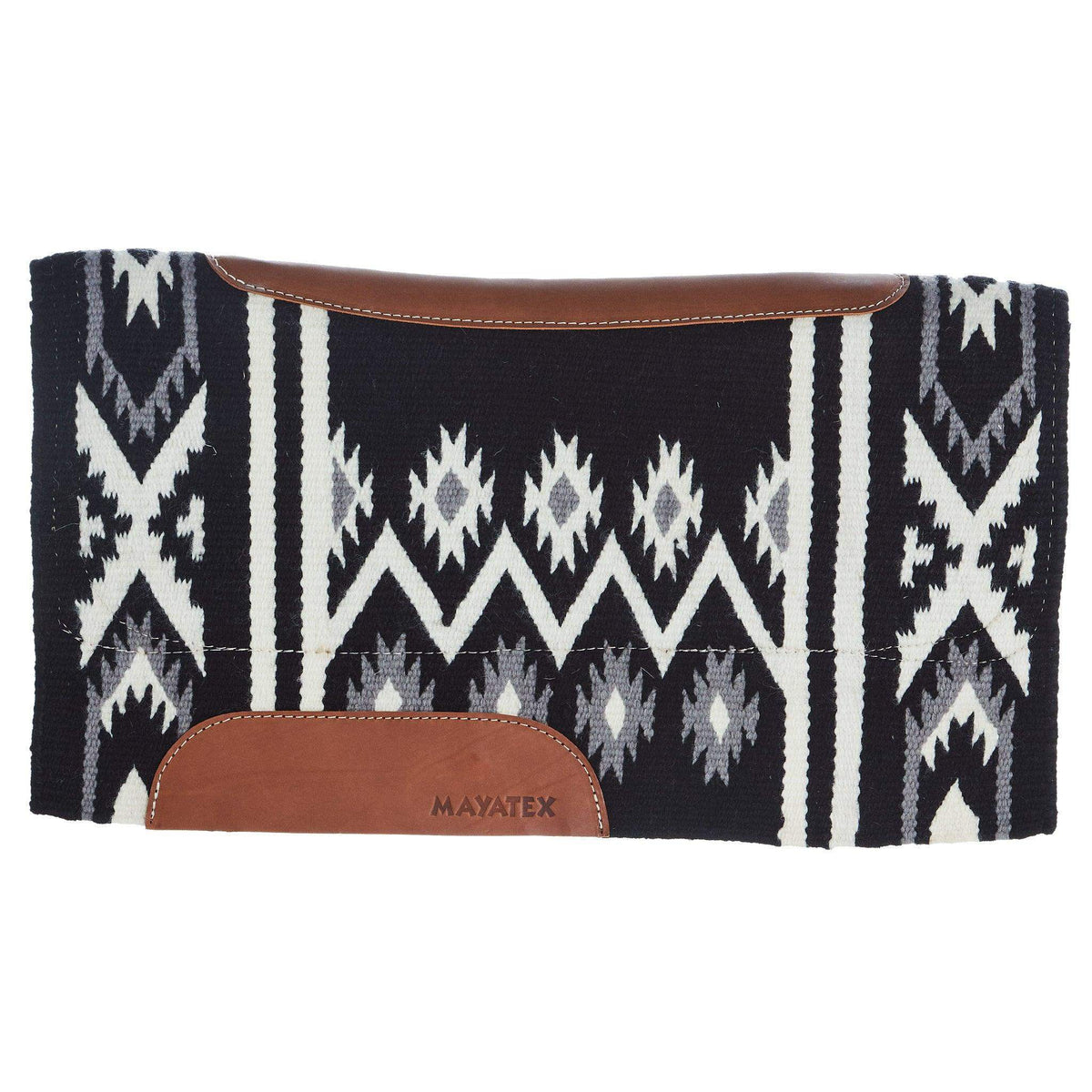 Phoenix 38x34 Blanket Top Contoured Felt Saddle Pad - Black