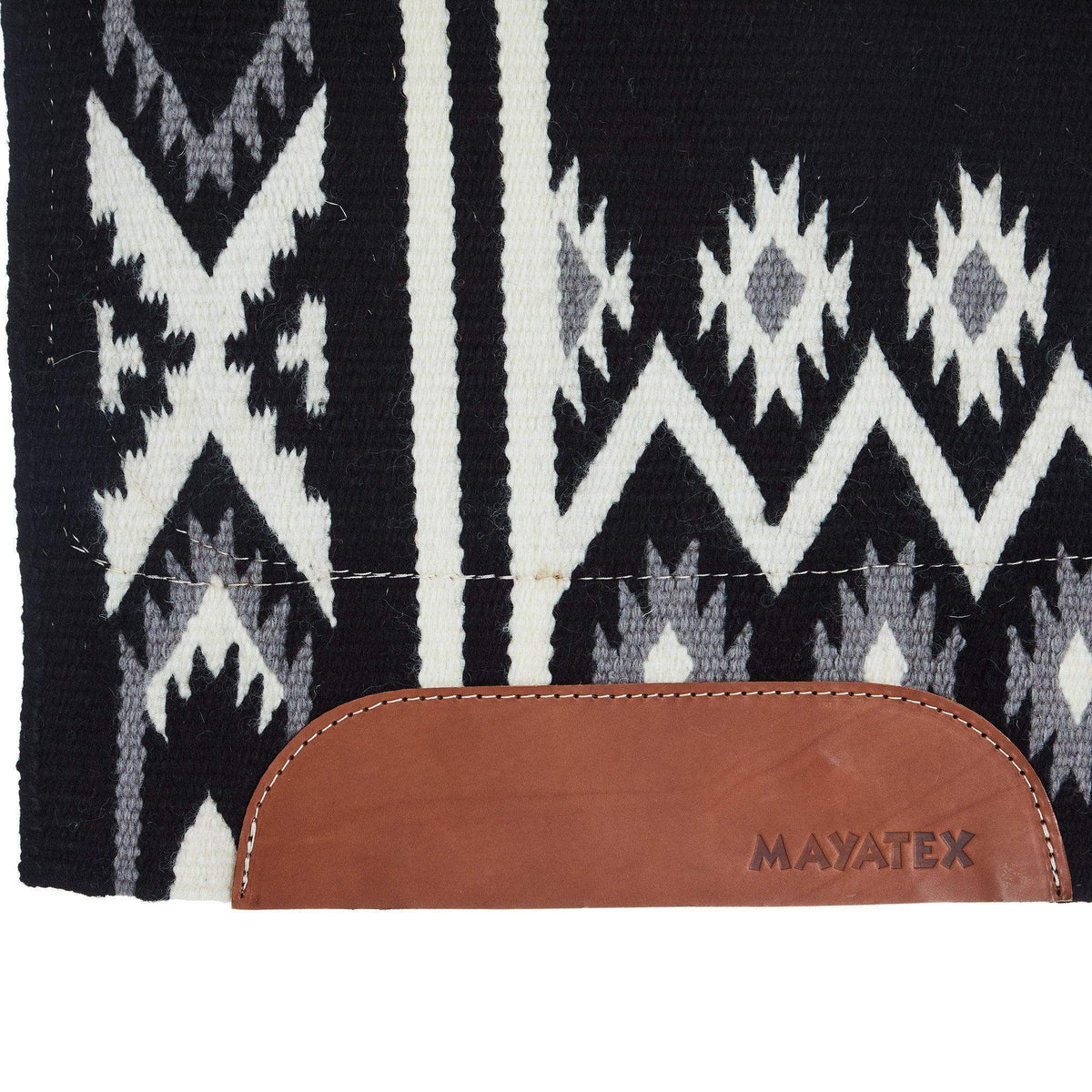 Phoenix 38x34 Blanket Top Contoured Felt Saddle Pad - Black