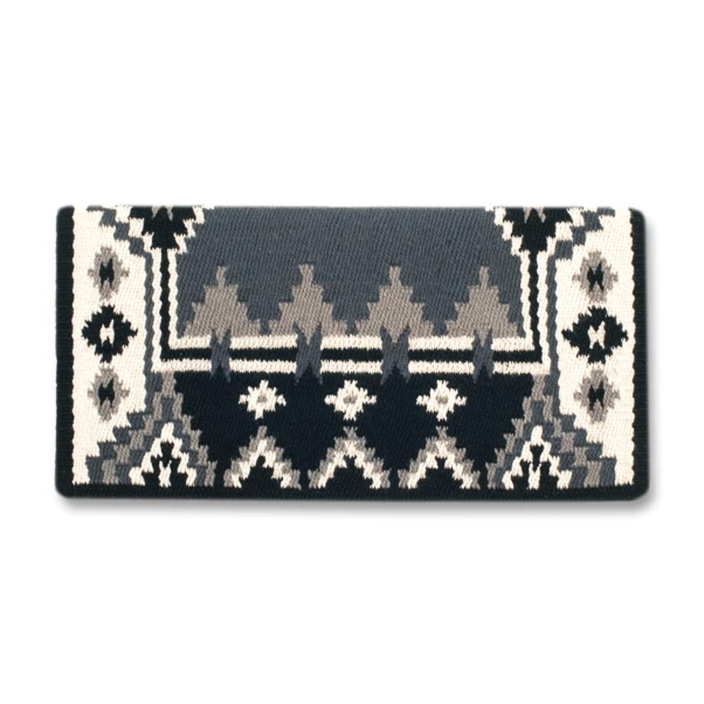 Enchanted Pines 38x34 New Zealand Wool Saddle Blanket GREY