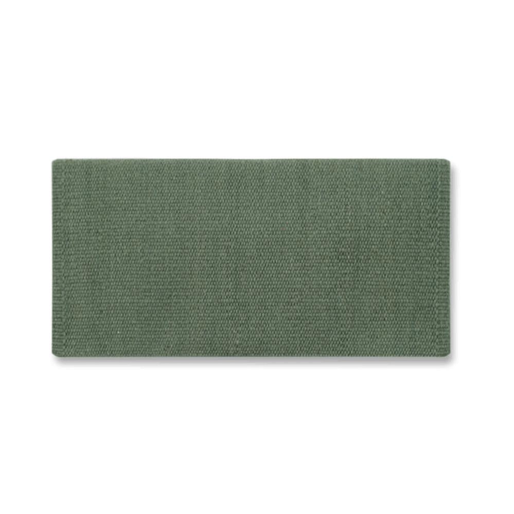 1314C-38 San Juan Solid Sage 38x34 New Zealand Wool Saddle Blanket